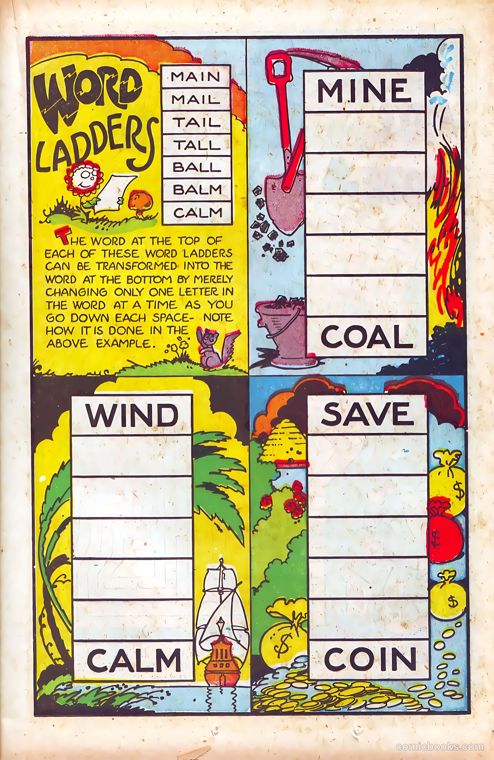Puzzle-Fun Comics #2 (1946) — page 19 of 52
