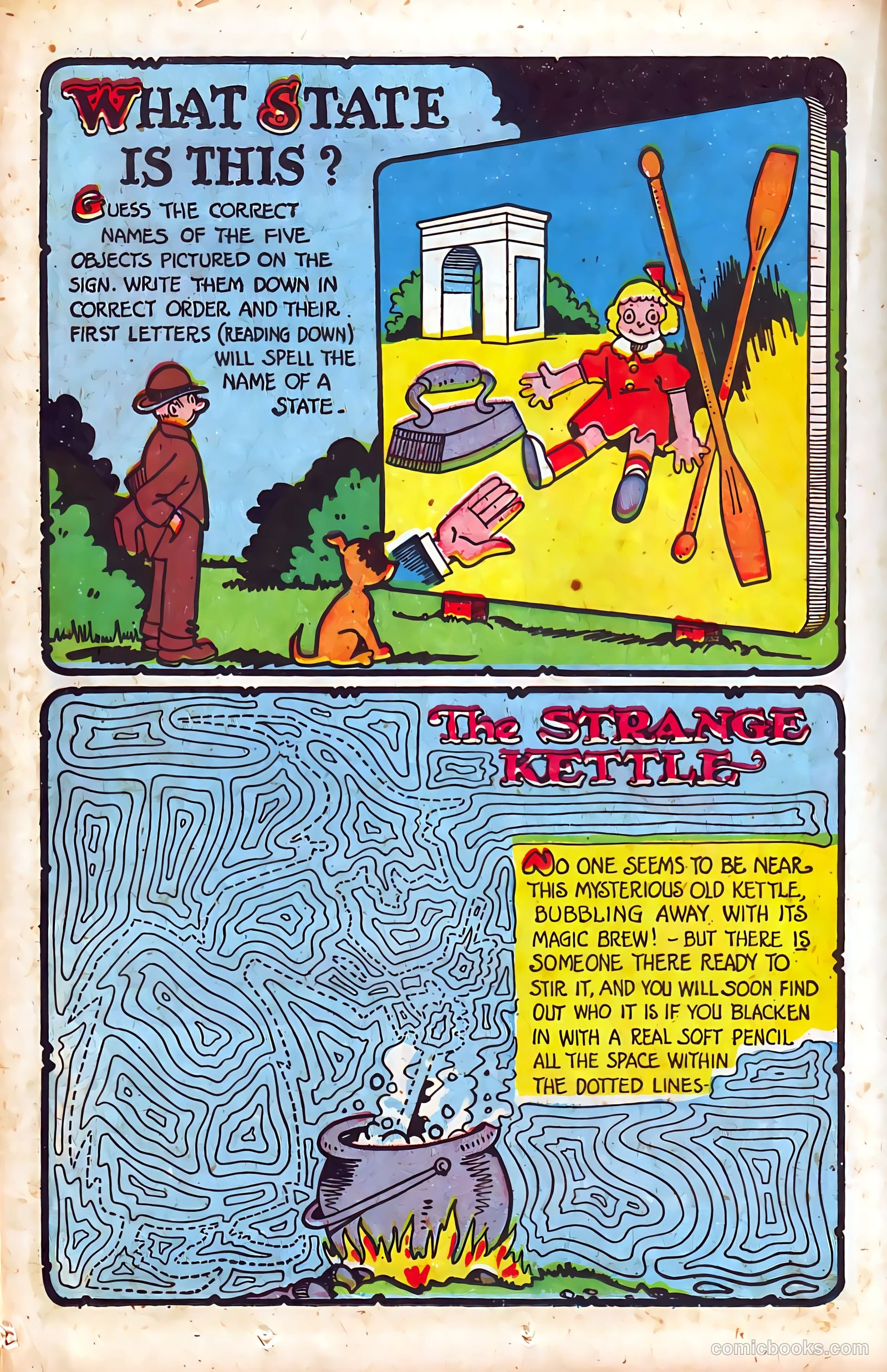 Puzzle-Fun Comics #2 (1946) — page 22 of 52