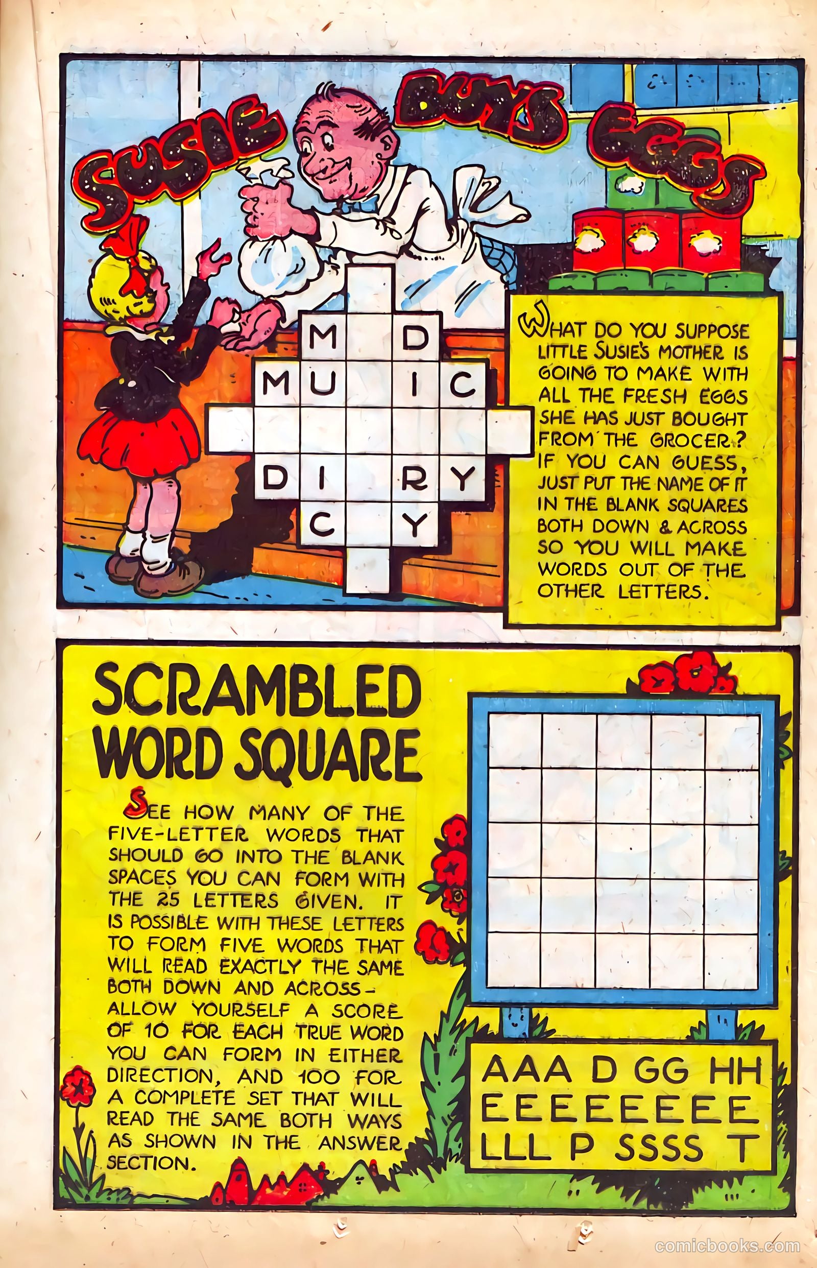Puzzle-Fun Comics #2 (1946) — page 23 of 52