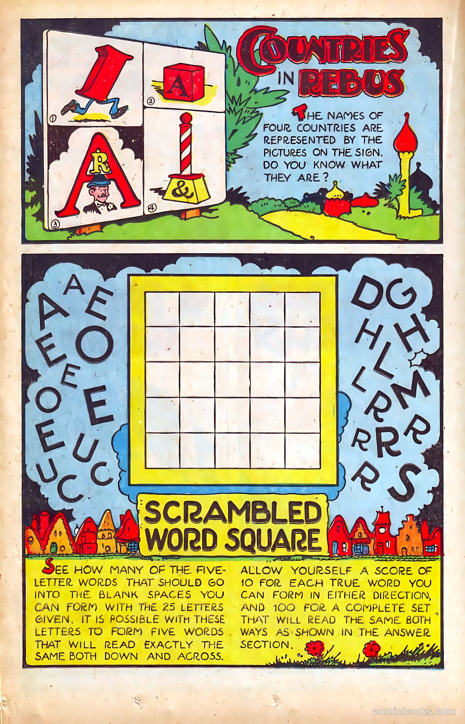 Puzzle-Fun Comics #2 (1946) — page 26 of 52