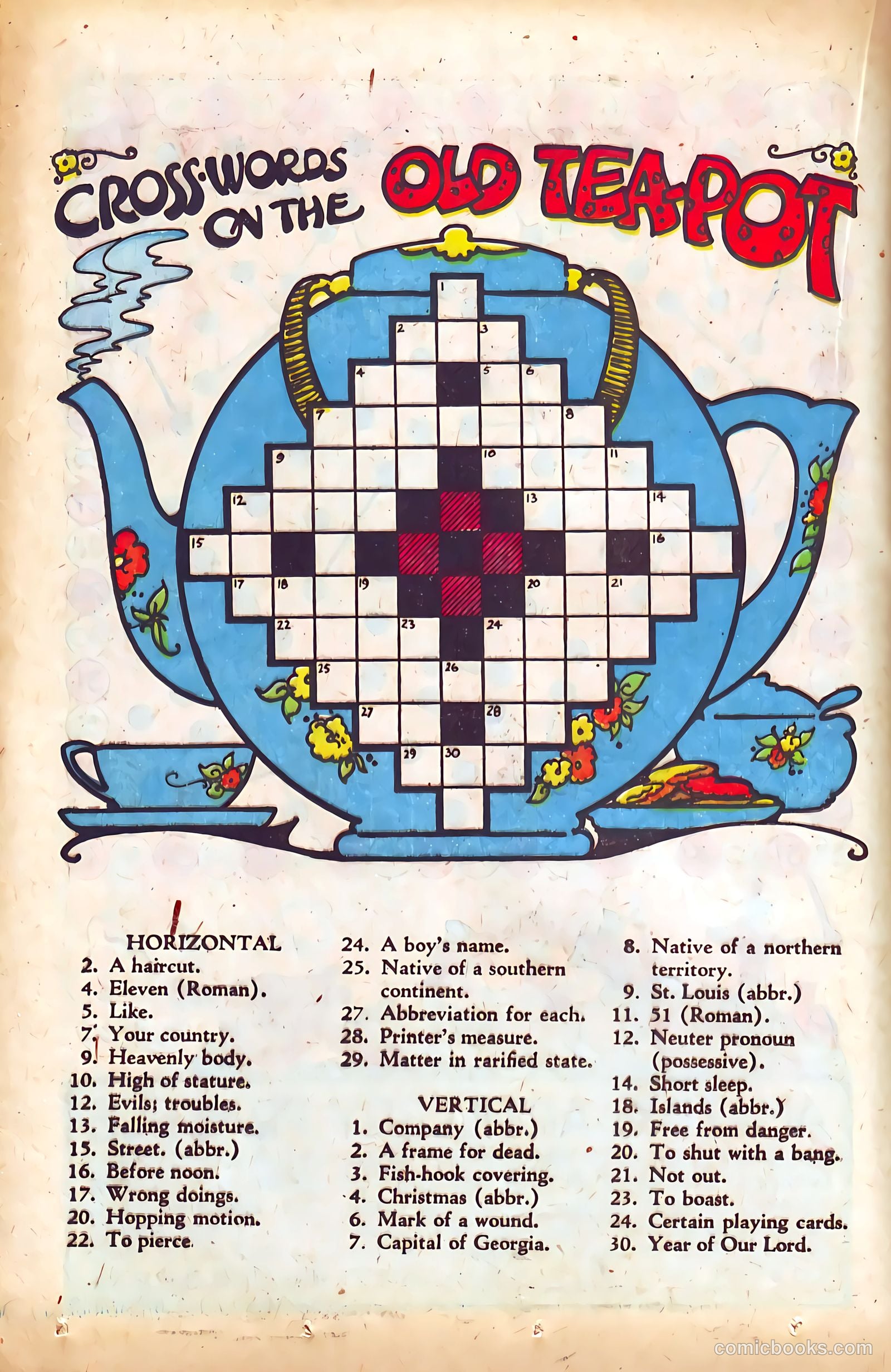 Puzzle-Fun Comics #2 (1946) — page 30 of 52