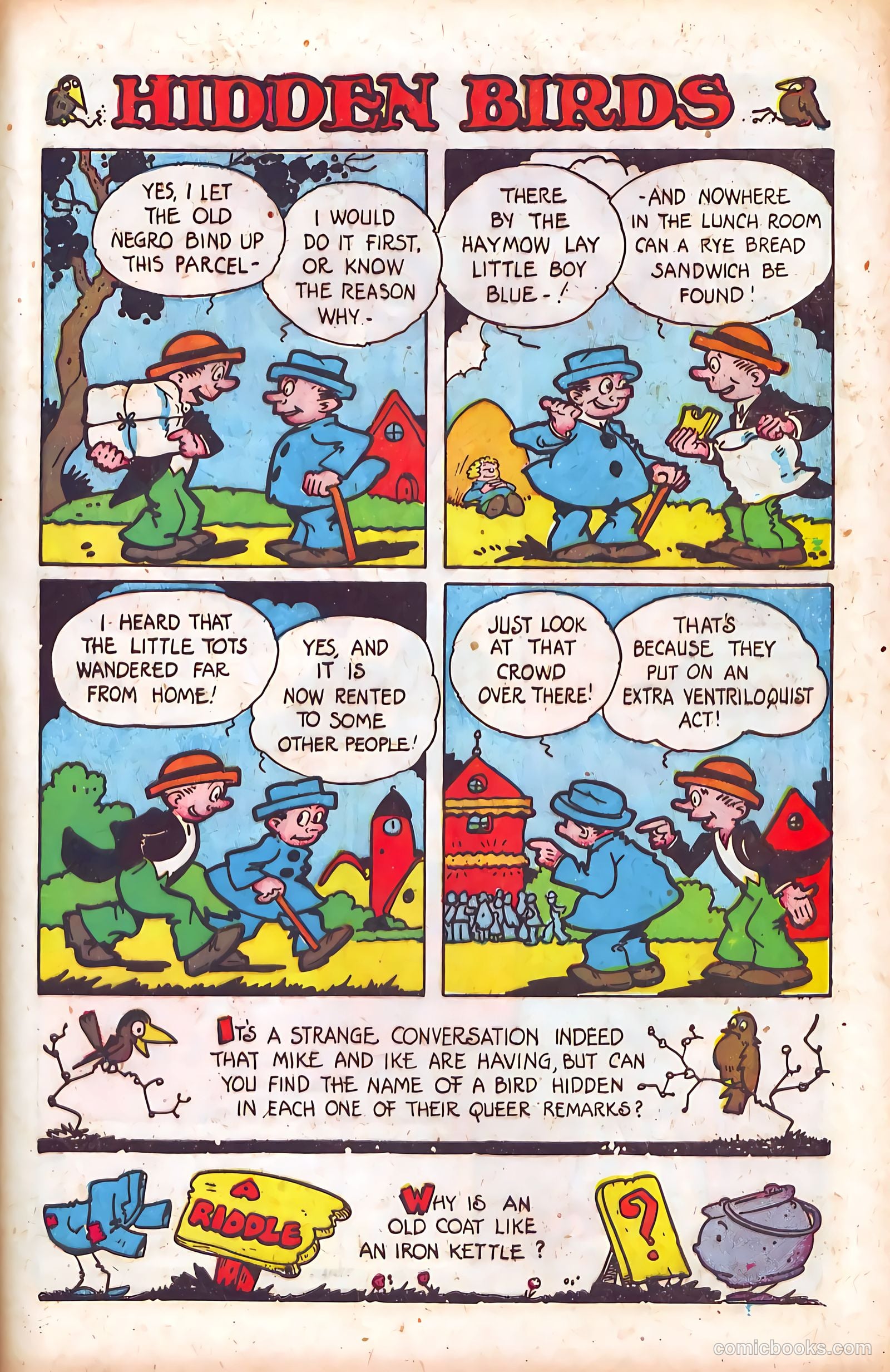Puzzle-Fun Comics #2 (1946) — page 45 of 52