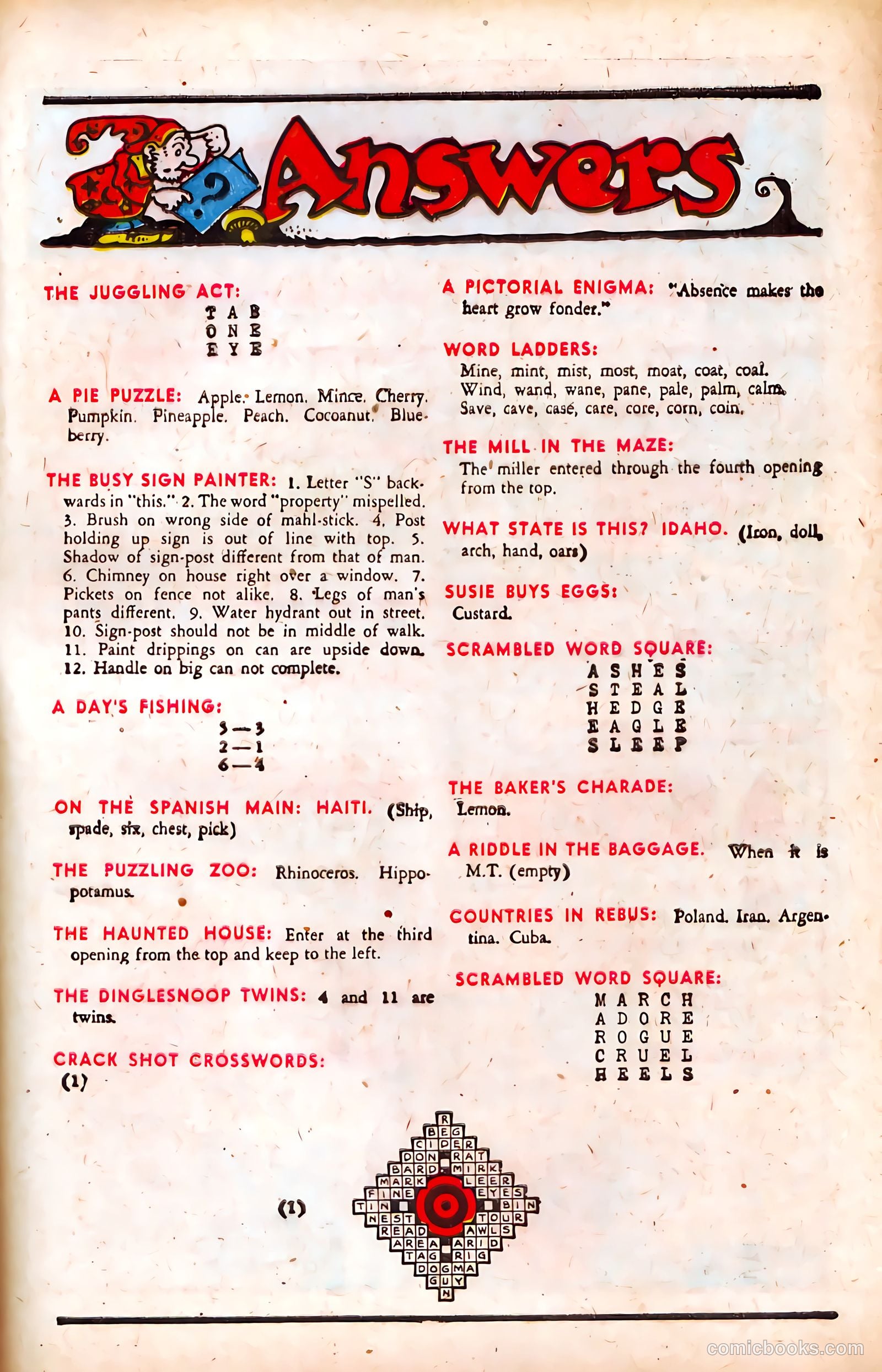 Puzzle-Fun Comics #2 (1946) — page 49 of 52