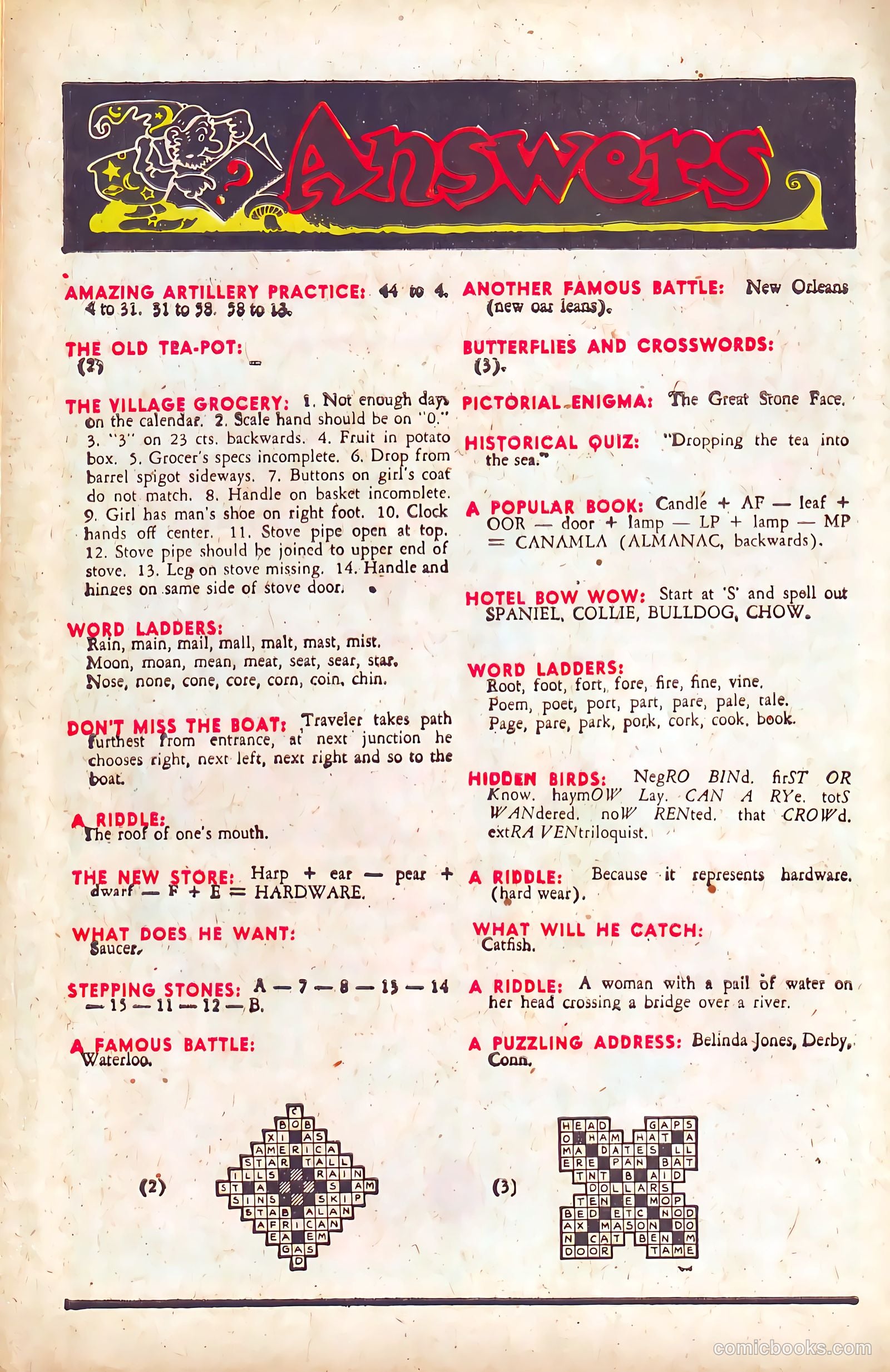 Puzzle-Fun Comics #2 (1946) — page 50 of 52