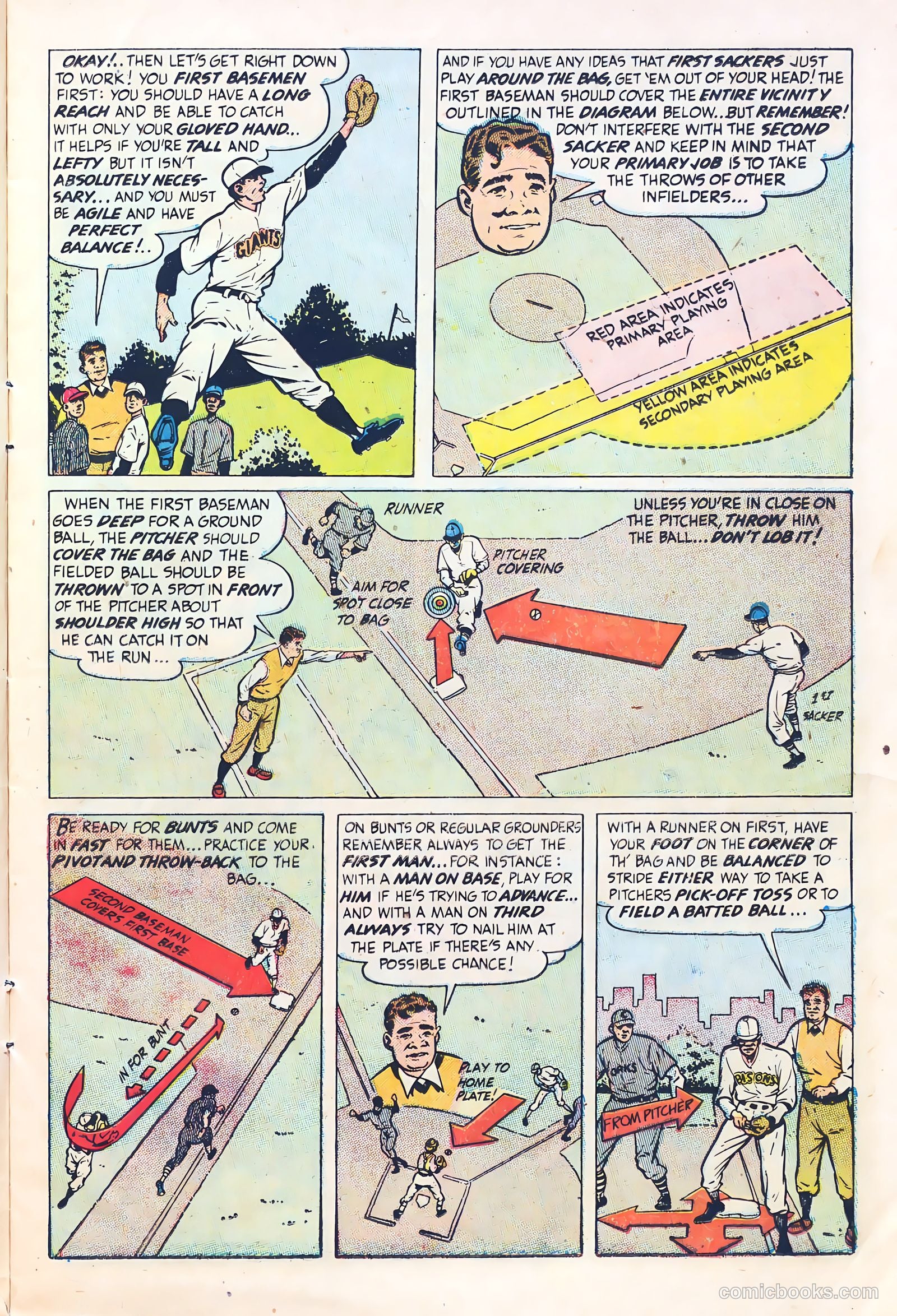 Babe Ruth Sports Comics #3 (1949) — page 11 of 36