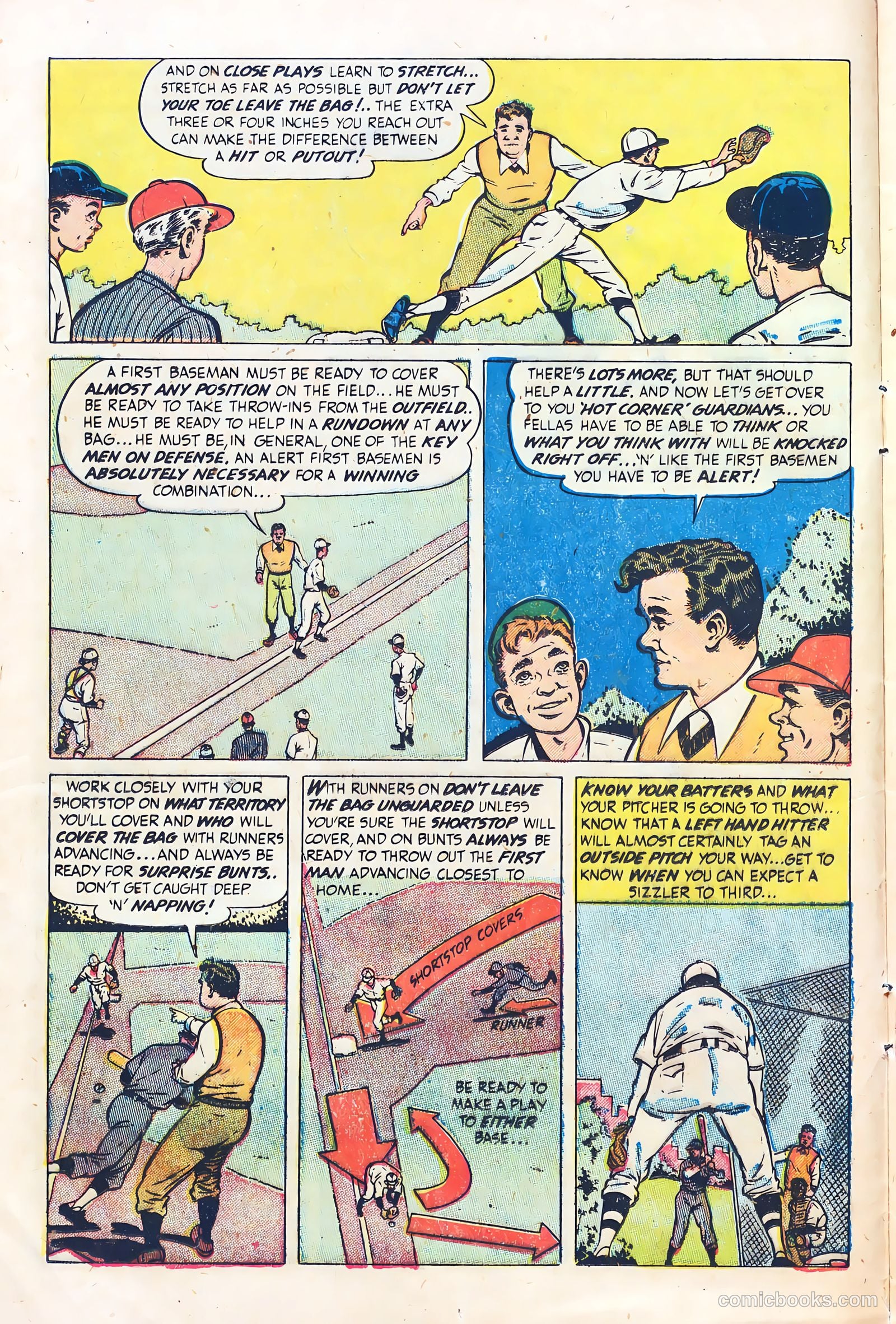 Babe Ruth Sports Comics #3 (1949) — page 12 of 36