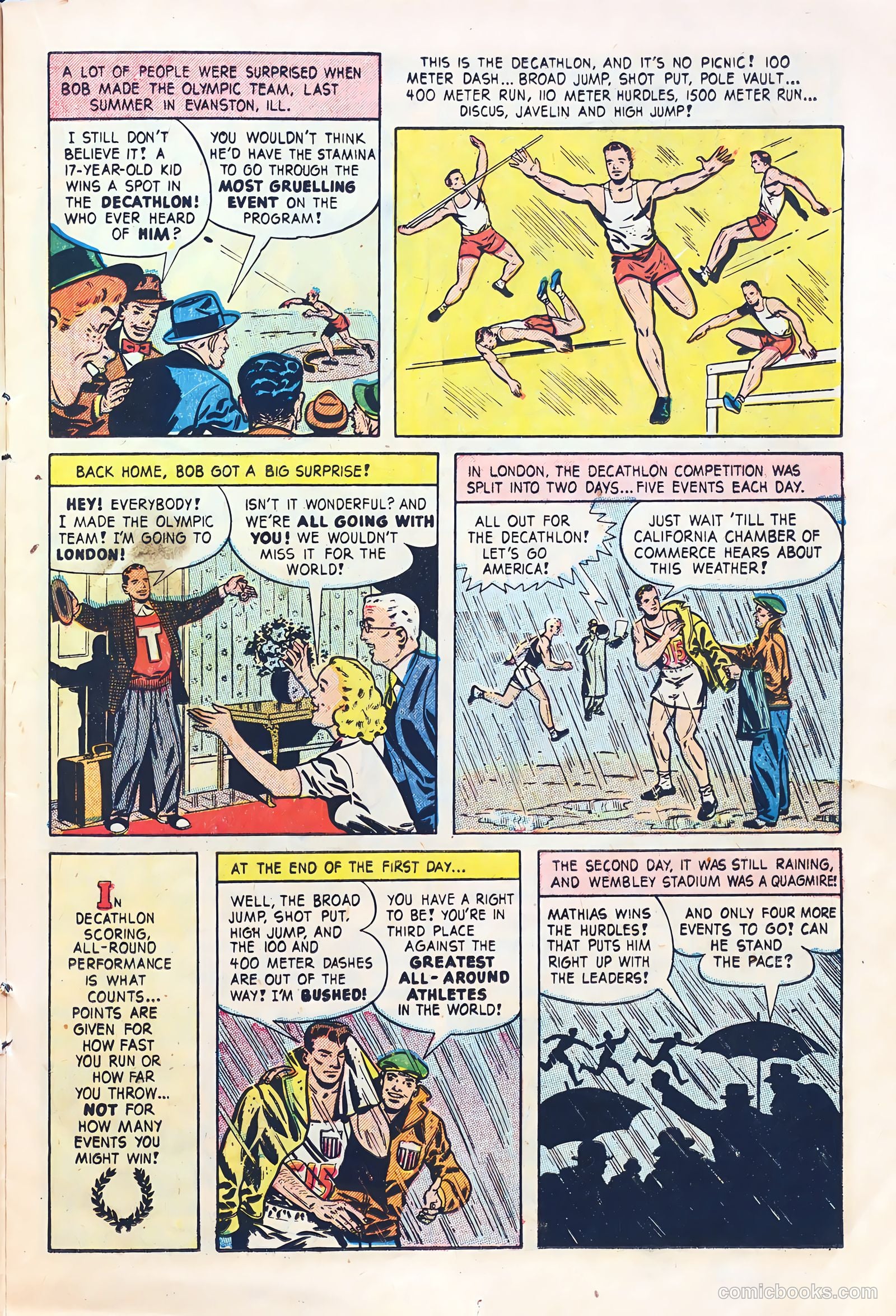 Babe Ruth Sports Comics #3 (1949) — page 15 of 36
