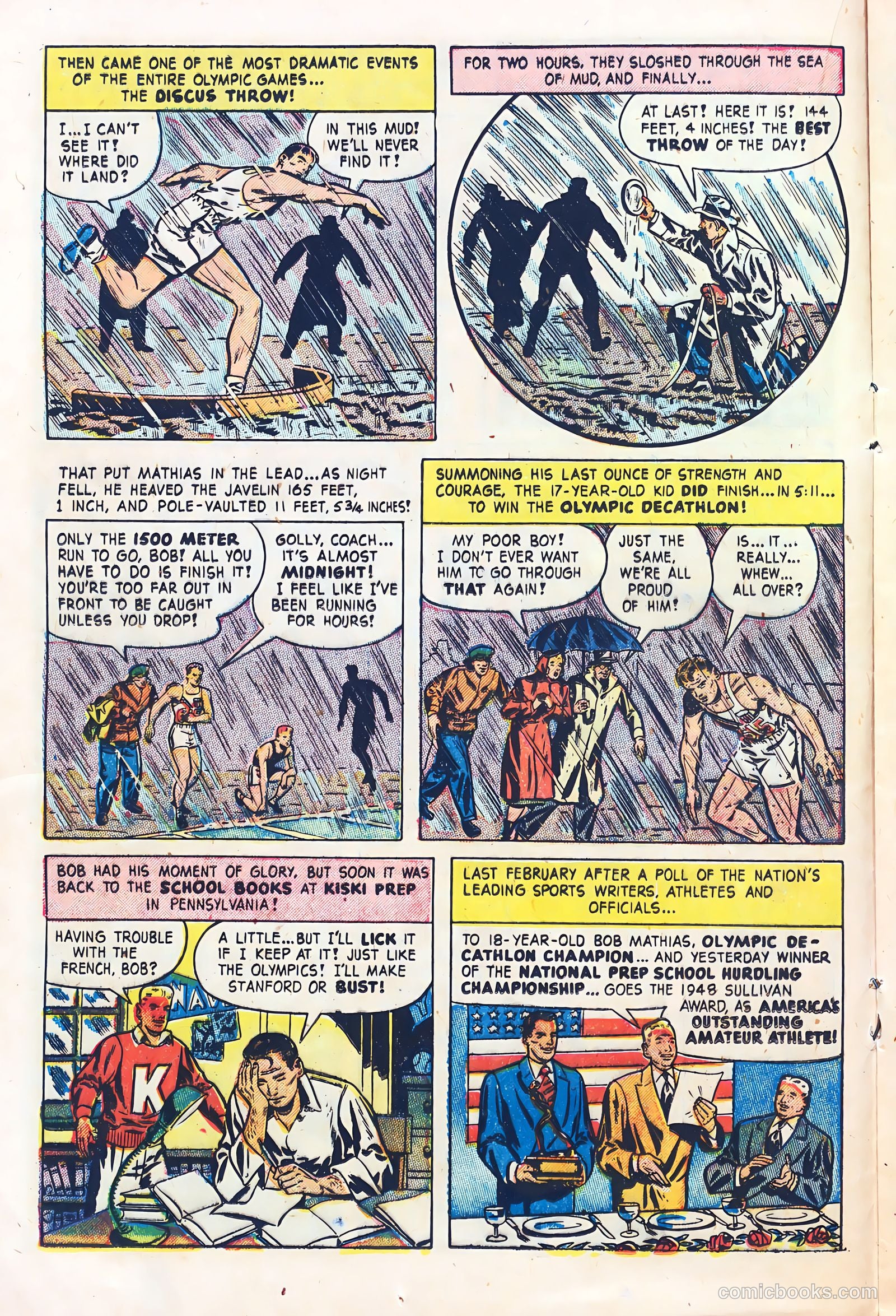Babe Ruth Sports Comics #3 (1949) — page 16 of 36
