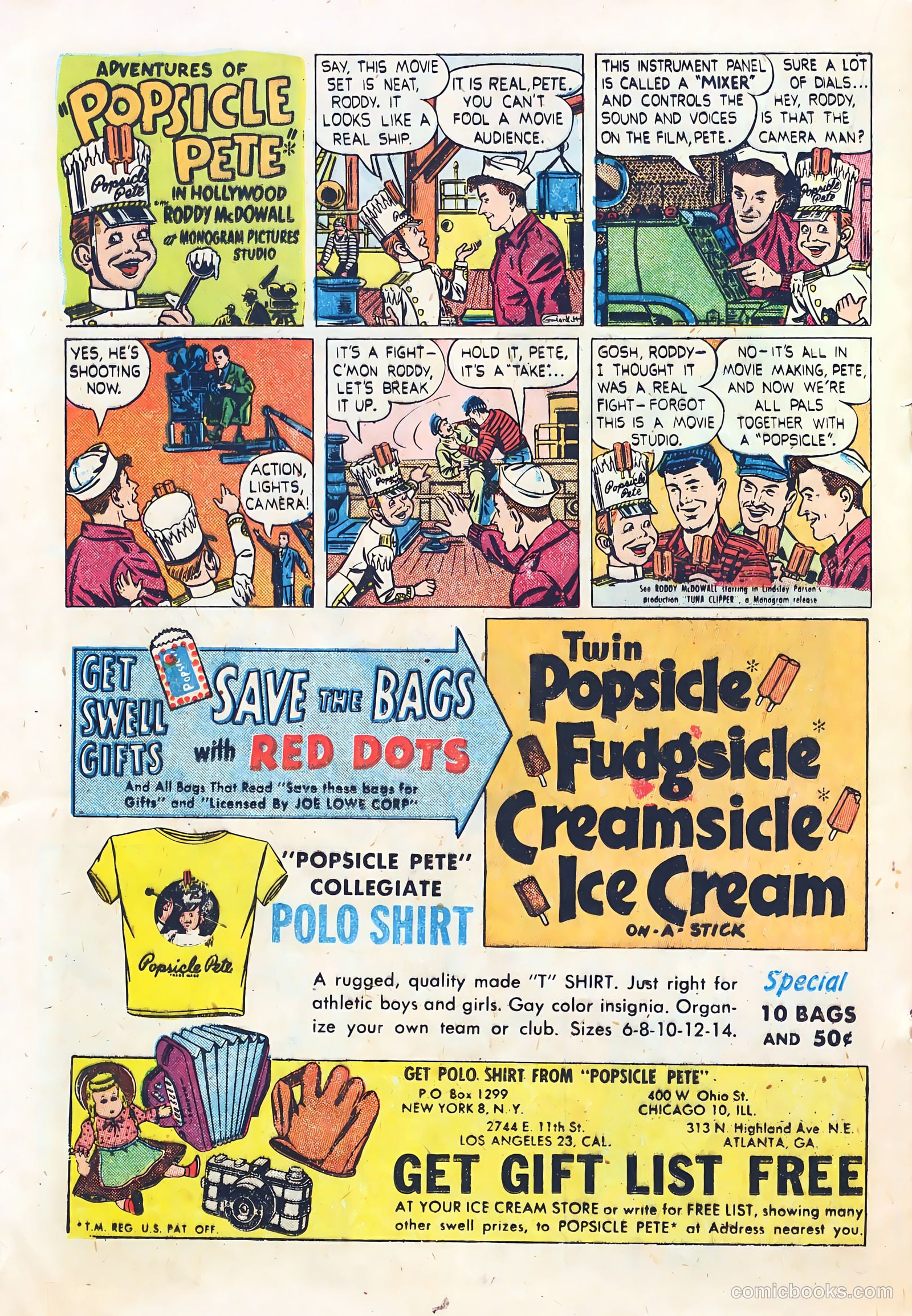 Babe Ruth Sports Comics #3 (1949) — page 19 of 36