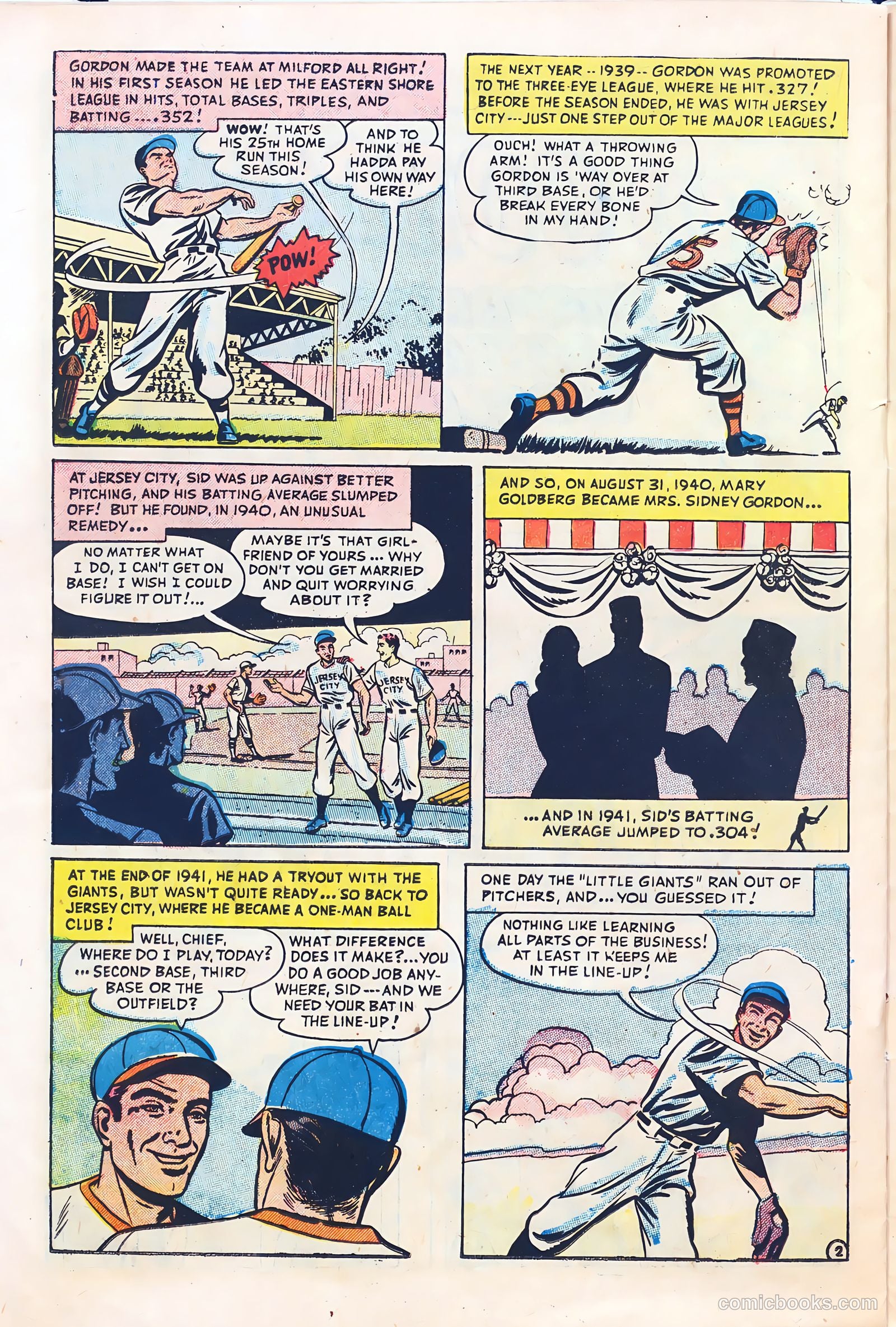 Babe Ruth Sports Comics #3 (1949) — page 21 of 36