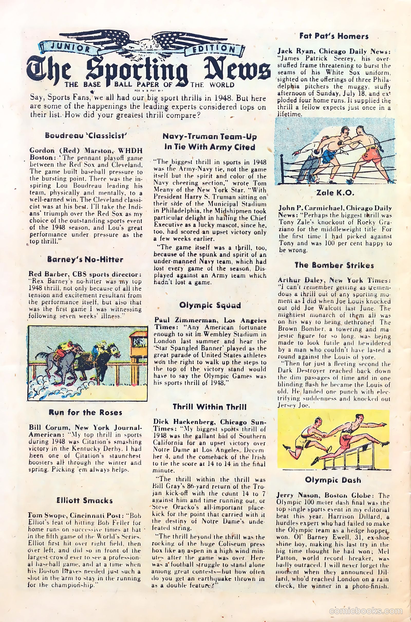 Babe Ruth Sports Comics #3 (1949) — page 27 of 36