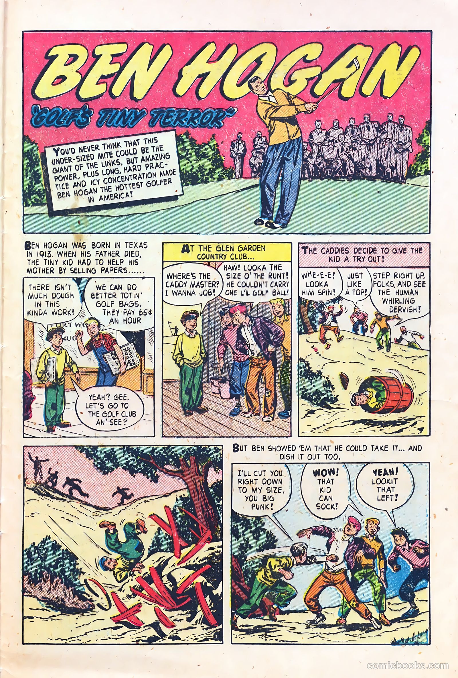 Babe Ruth Sports Comics #3 (1949) — page 28 of 36