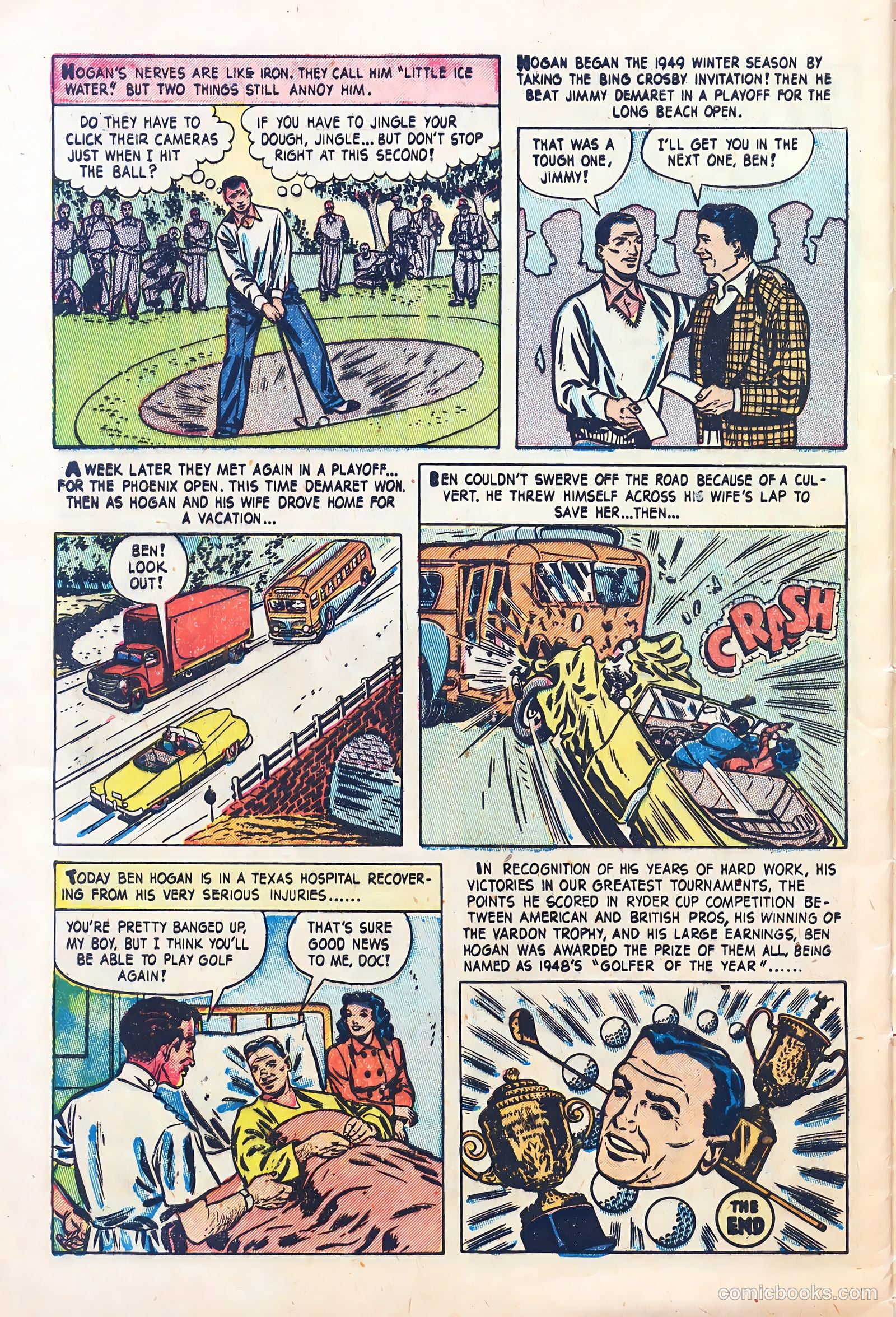 Babe Ruth Sports Comics #3 (1949) — page 31 of 36