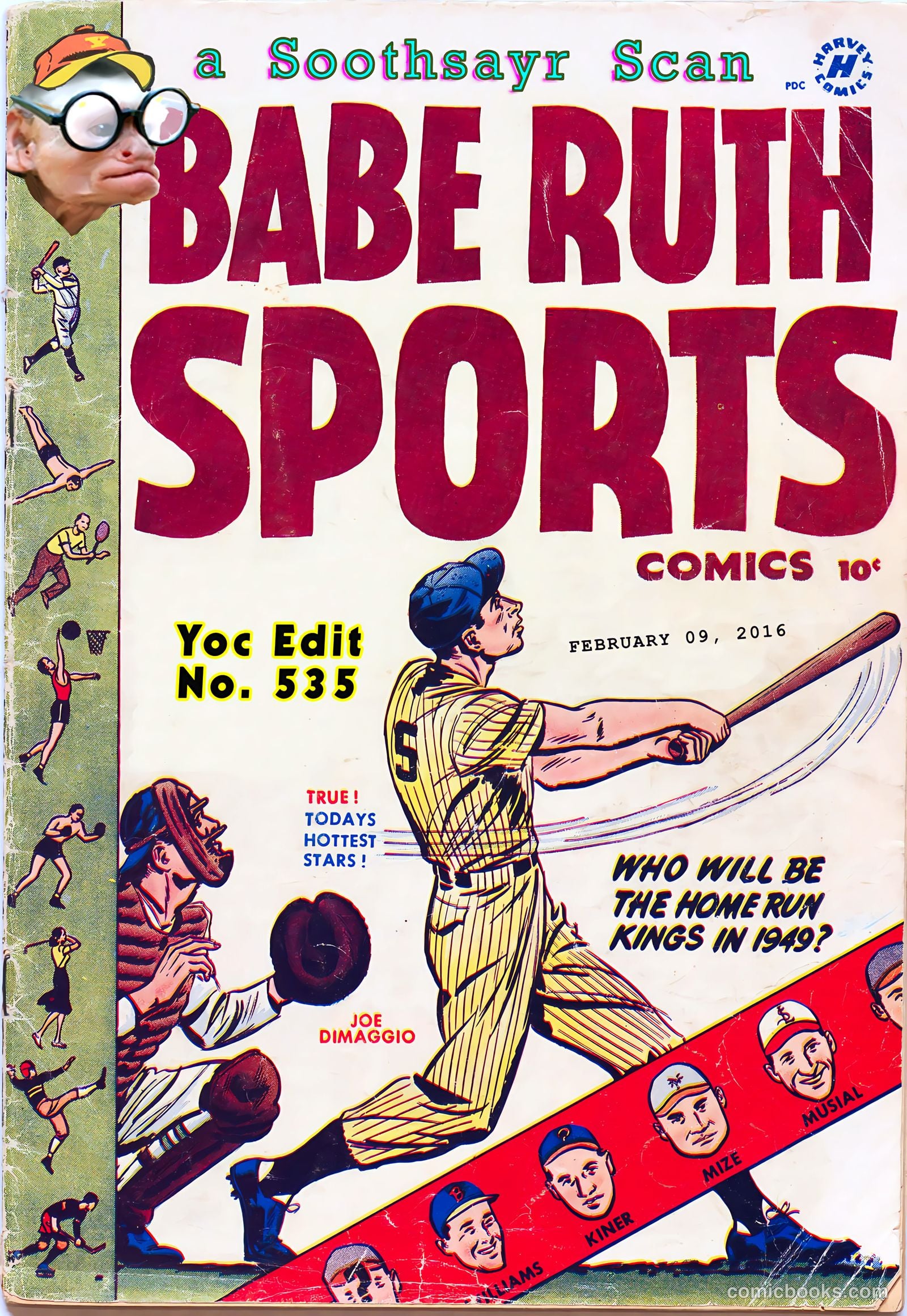 Babe Ruth Sports Comics #3 (1949) — page 36 of 36