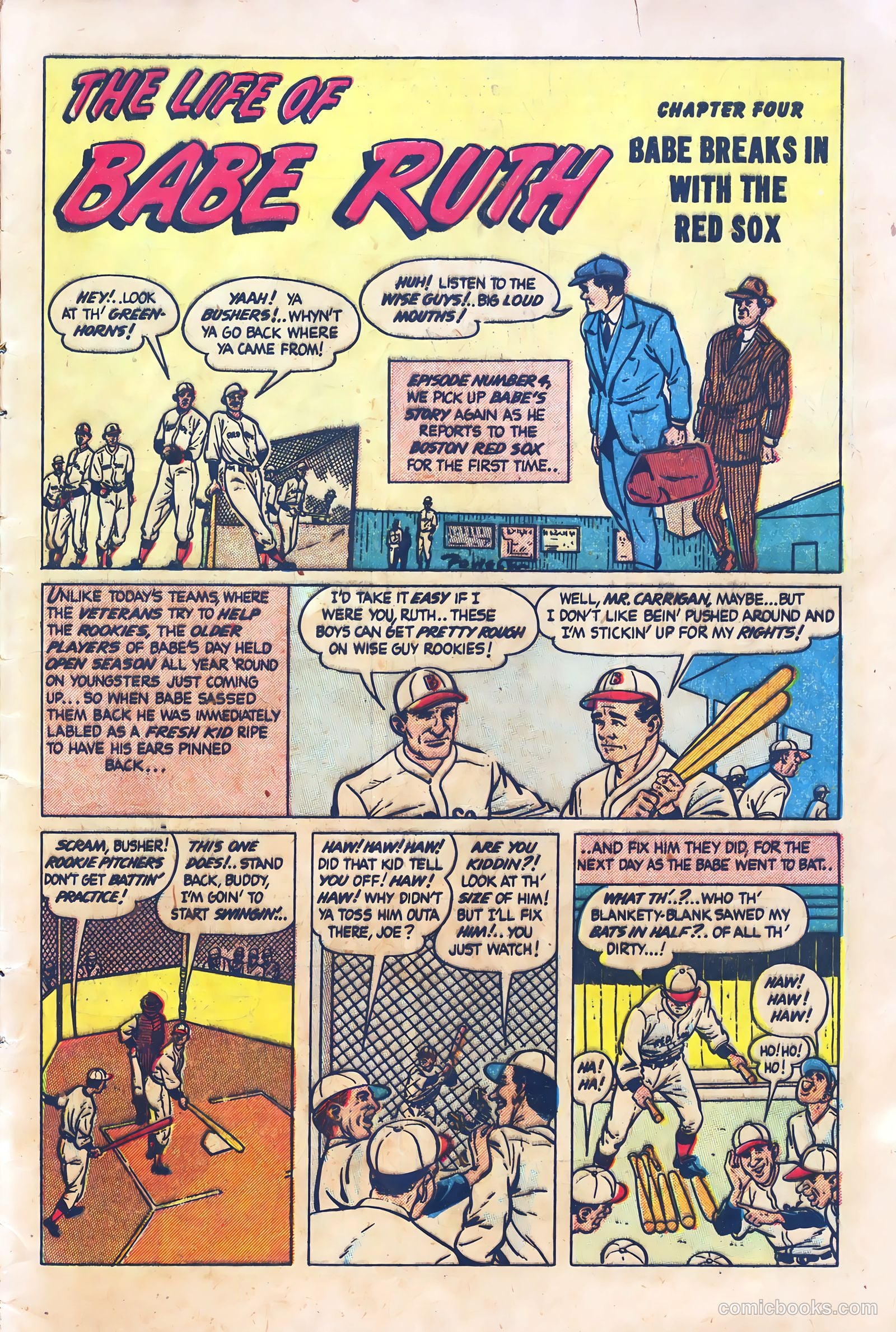 Babe Ruth Sports Comics #4 (1949) — page 5 of 32