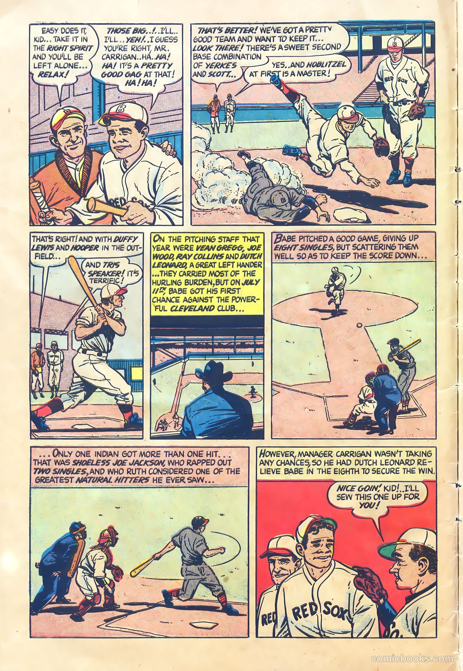 Babe Ruth Sports Comics #4 (1949) — page 6 of 32