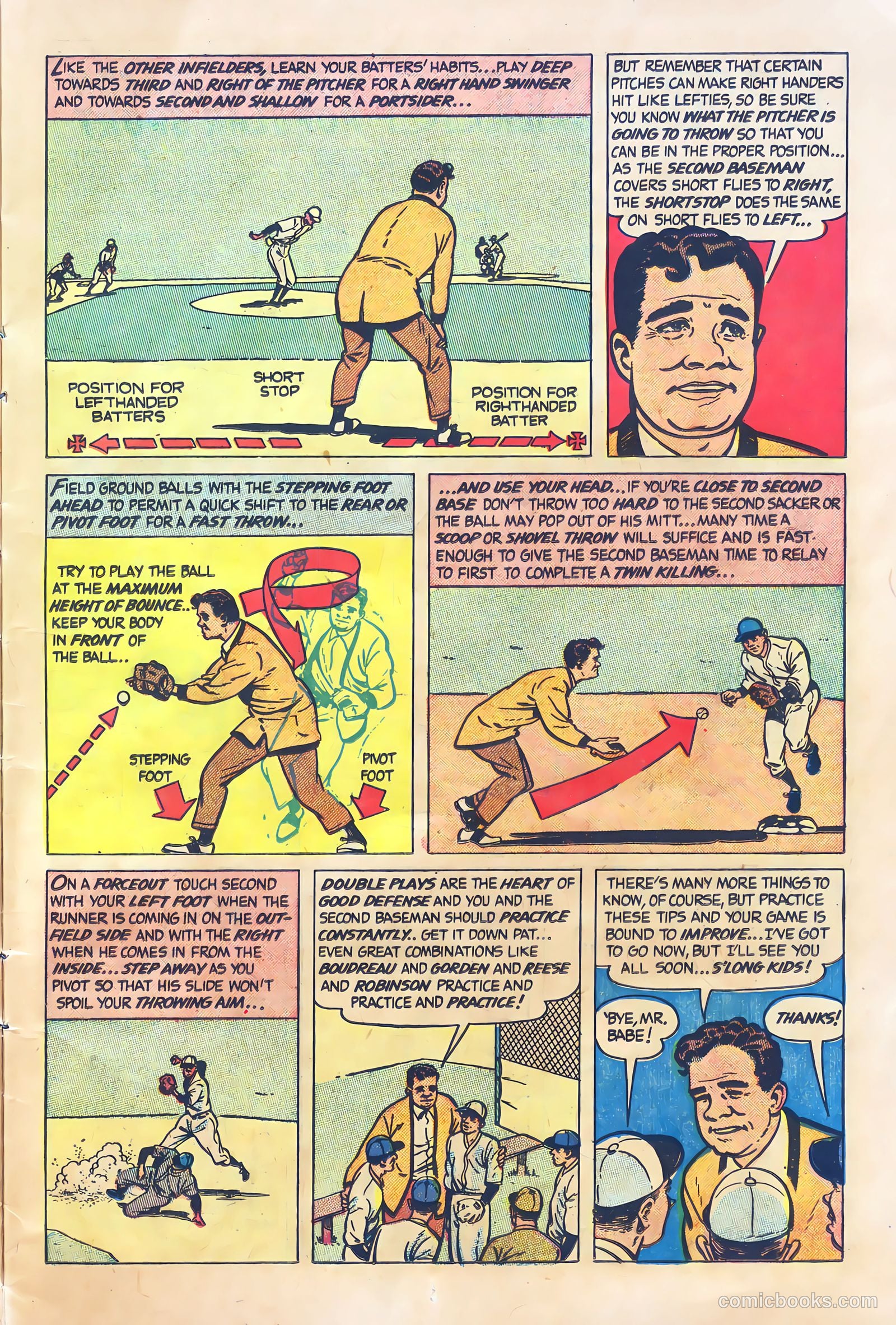Babe Ruth Sports Comics #4 (1949) — page 11 of 32