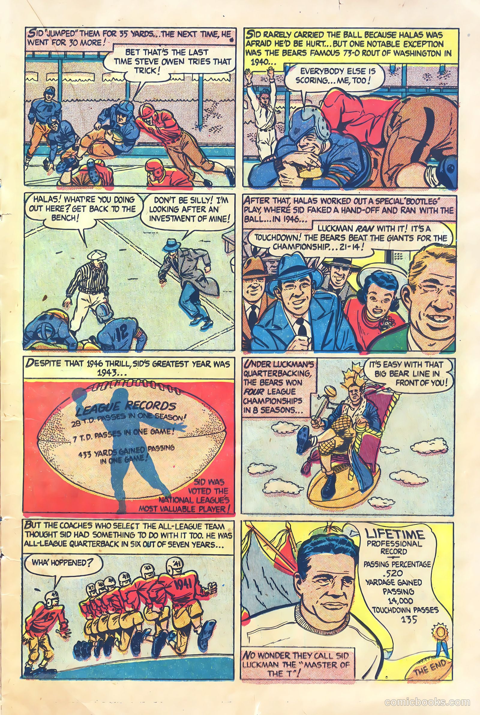 Babe Ruth Sports Comics #4 (1949) — page 15 of 32