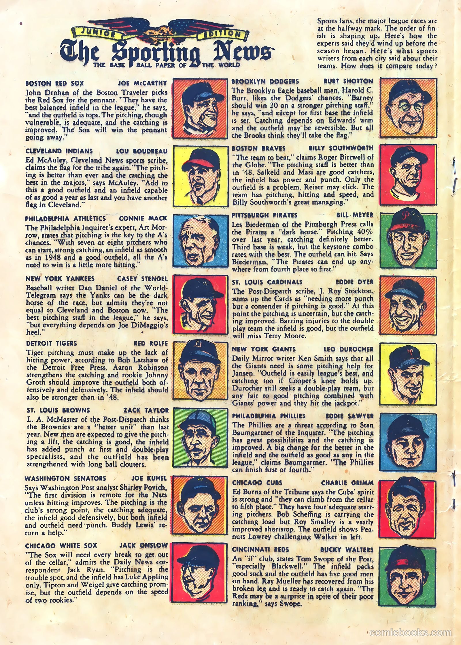 Babe Ruth Sports Comics #4 (1949) — page 16 of 32