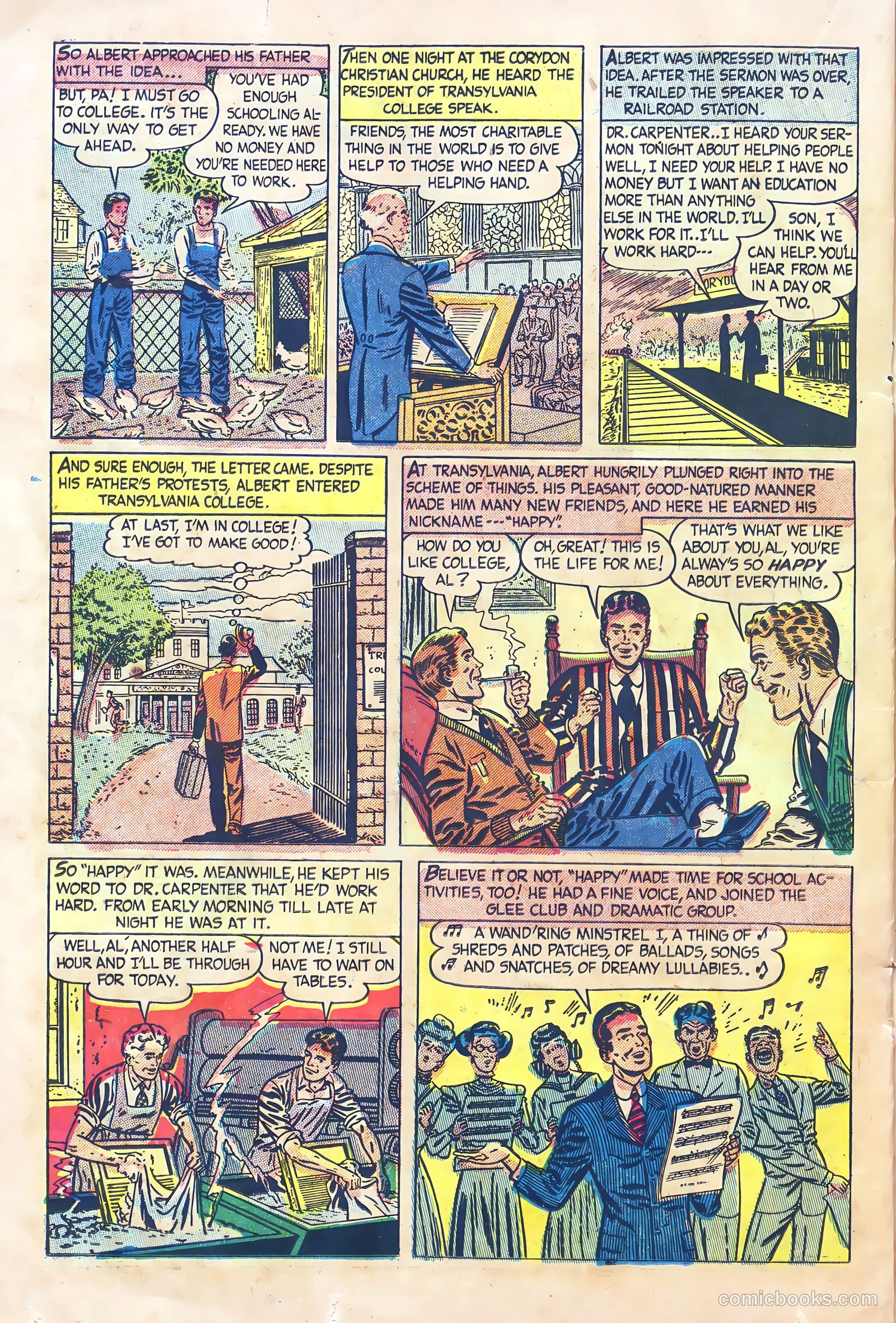 Babe Ruth Sports Comics #4 (1949) — page 18 of 32