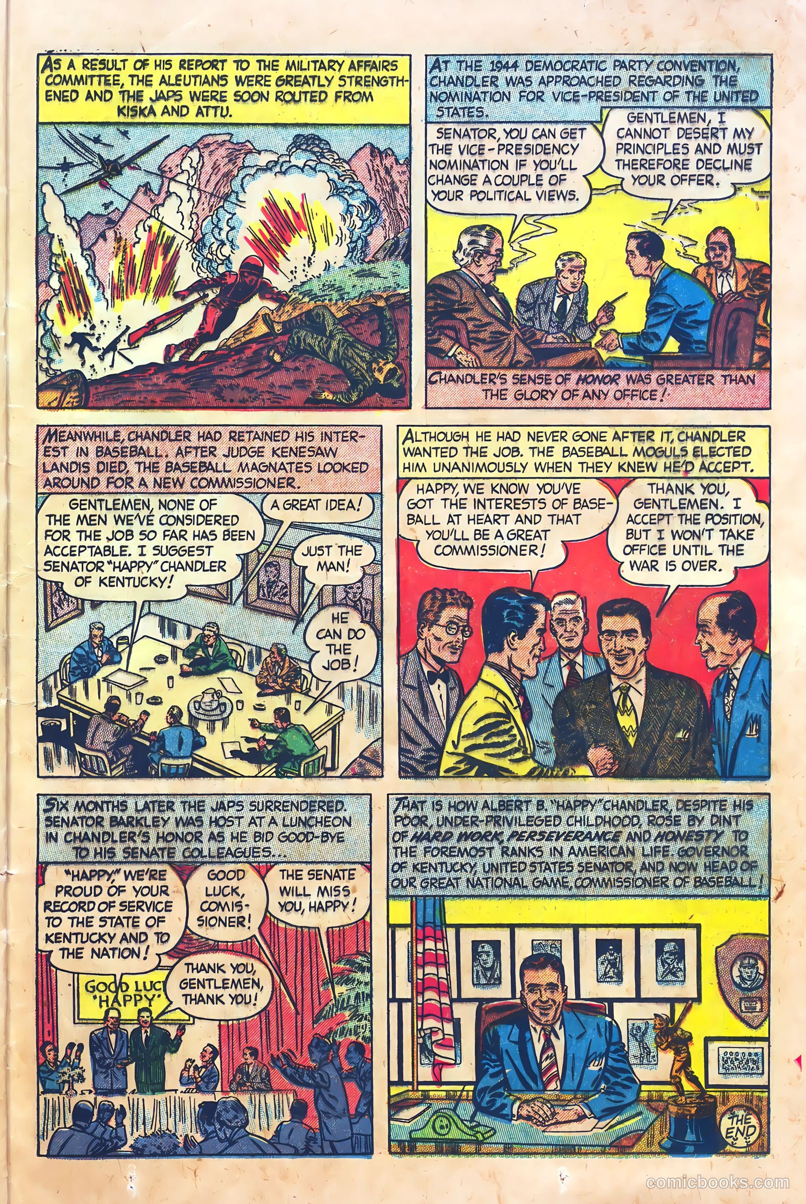 Babe Ruth Sports Comics #4 (1949) — page 21 of 32