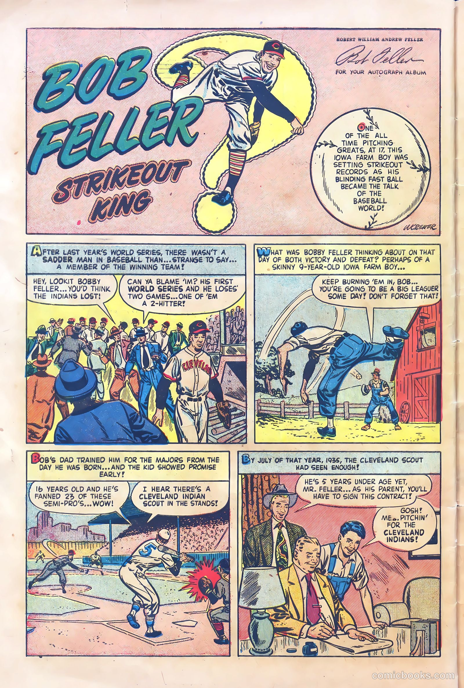 Babe Ruth Sports Comics #4 (1949) — page 26 of 32