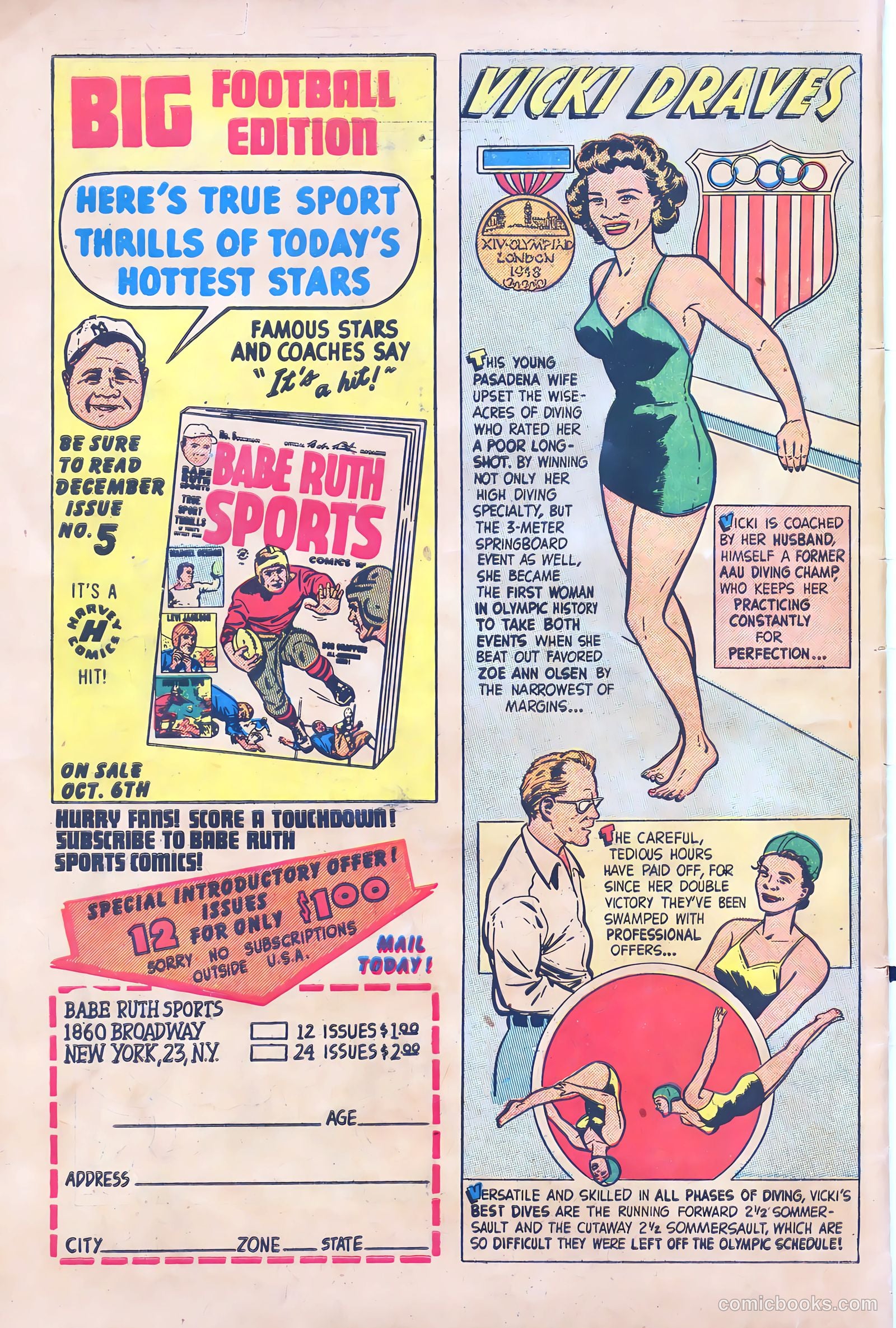 Babe Ruth Sports Comics #4 (1949) — page 30 of 32