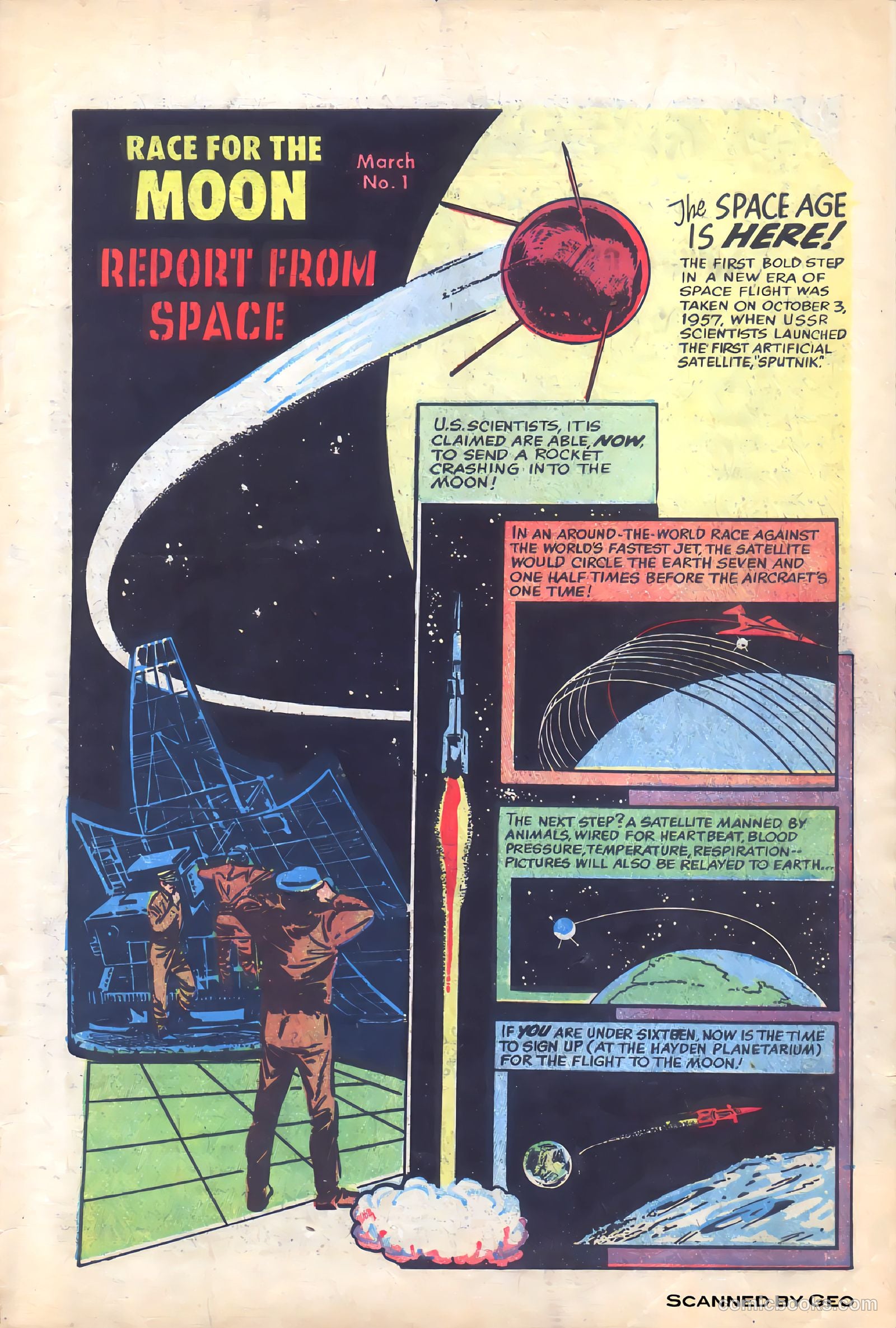 Race for the Moon #1 (1962) — page 3 of 36