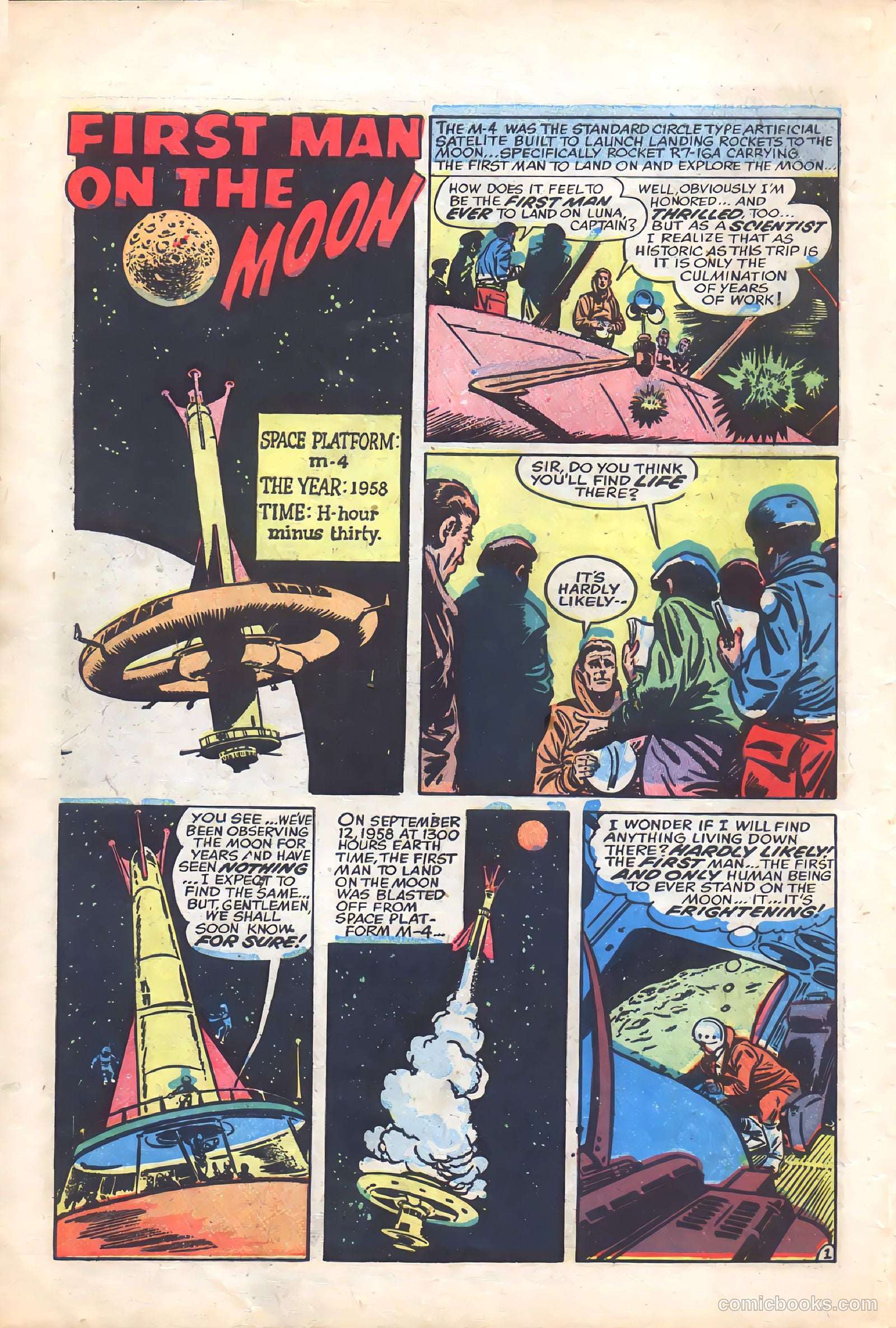 Race for the Moon #1 (1962) — page 10 of 36