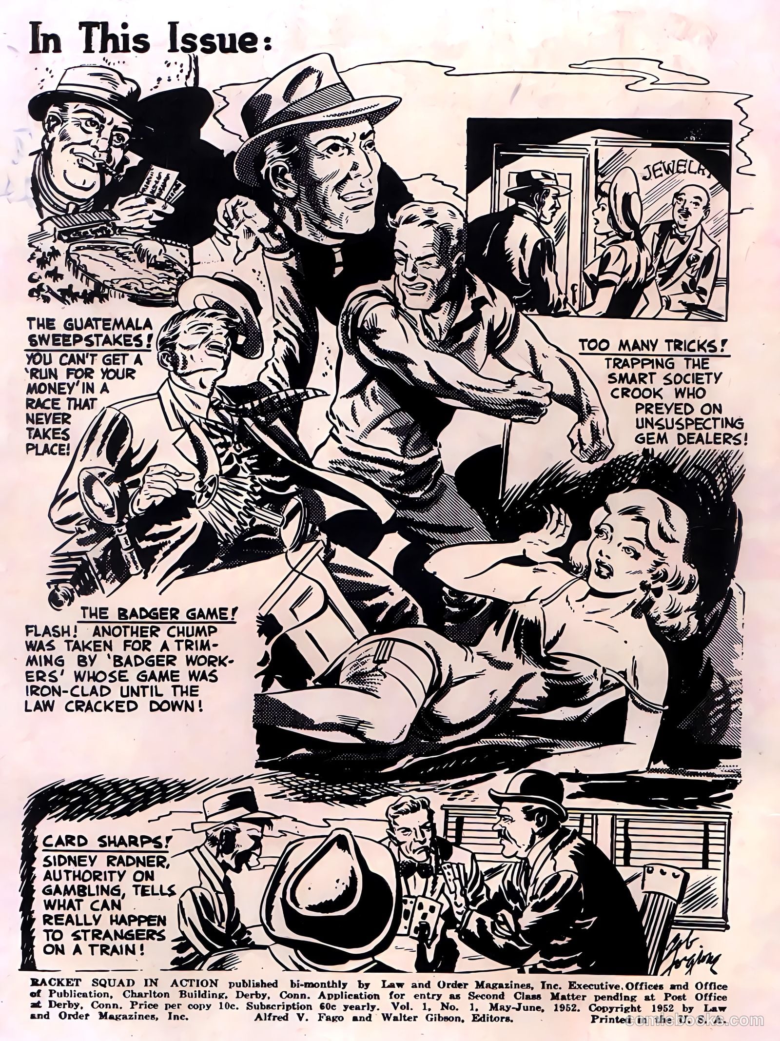 Racket Squad in Action #1 (1952) — page 2 of 36