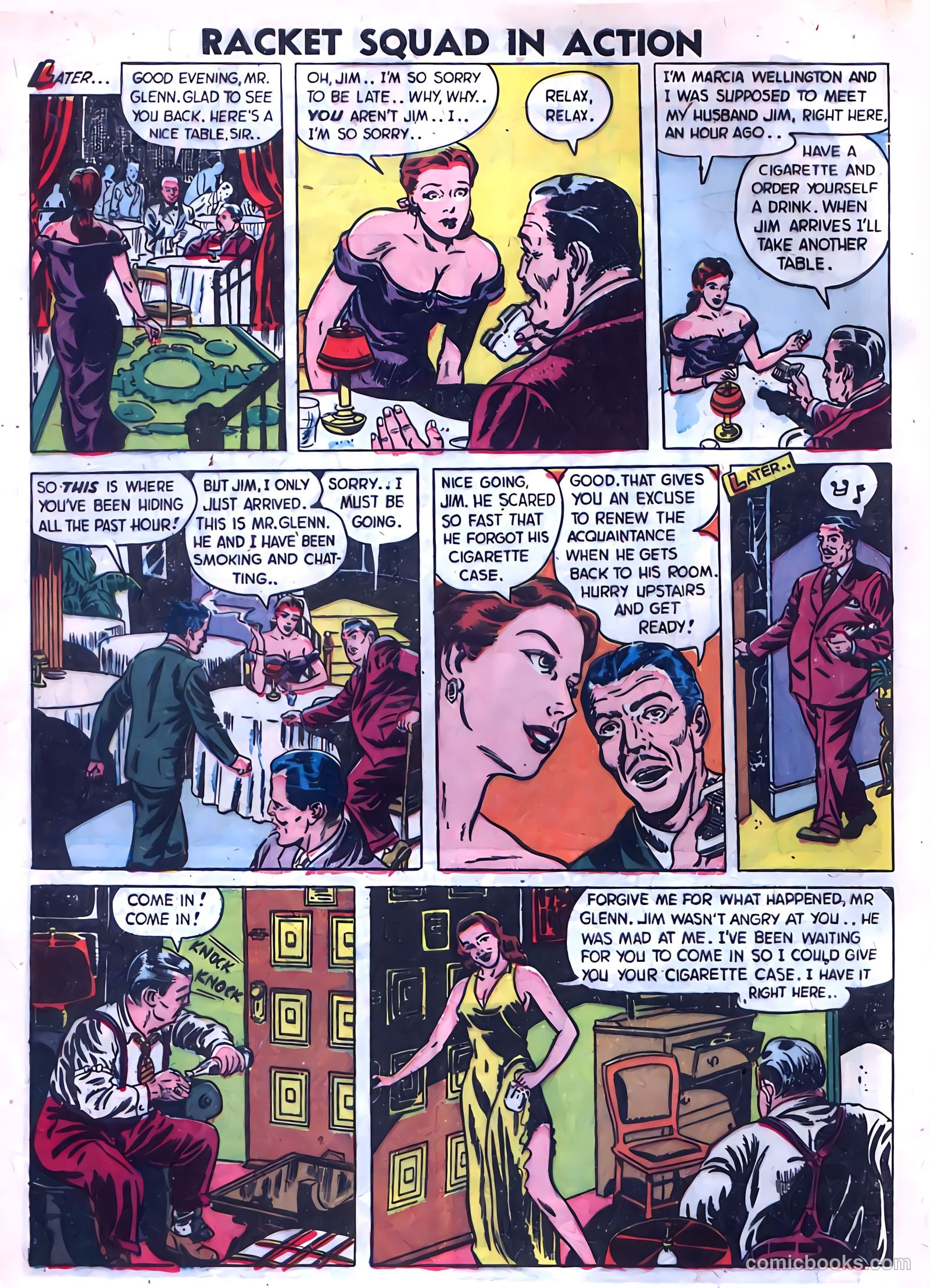Racket Squad in Action #1 (1952) — page 4 of 36
