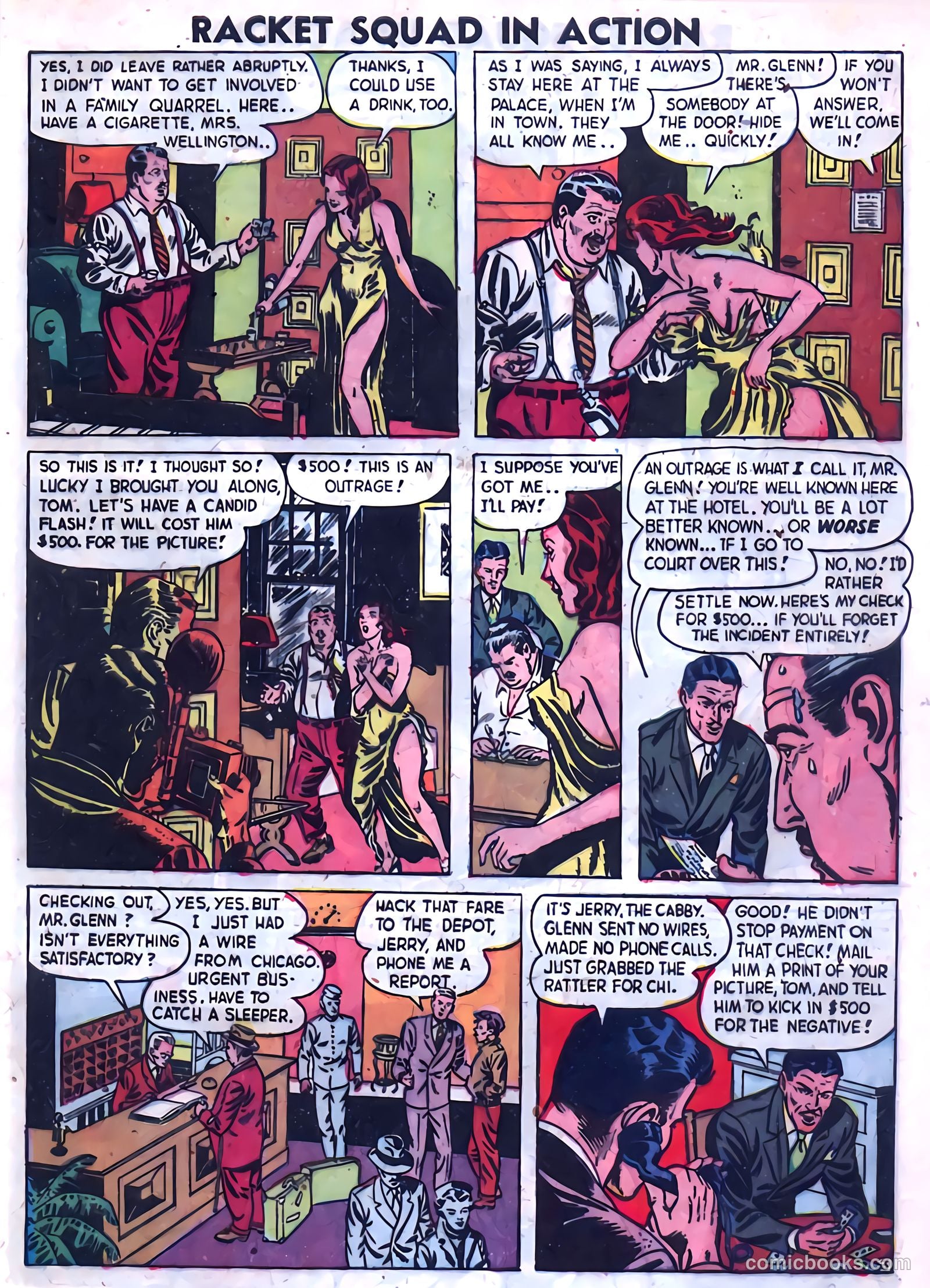 Racket Squad in Action #1 (1952) — page 5 of 36