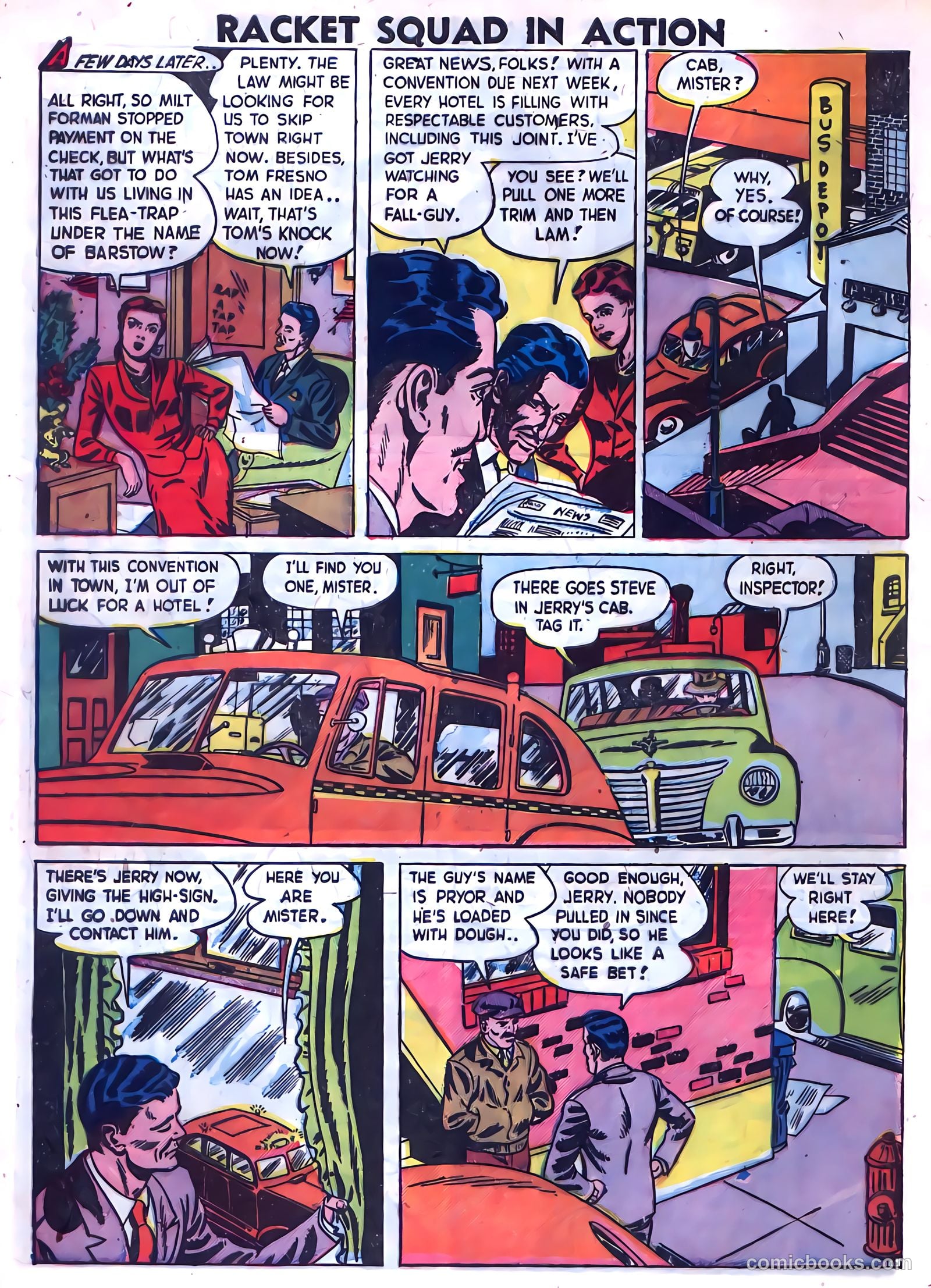 Racket Squad in Action #1 (1952) — page 8 of 36