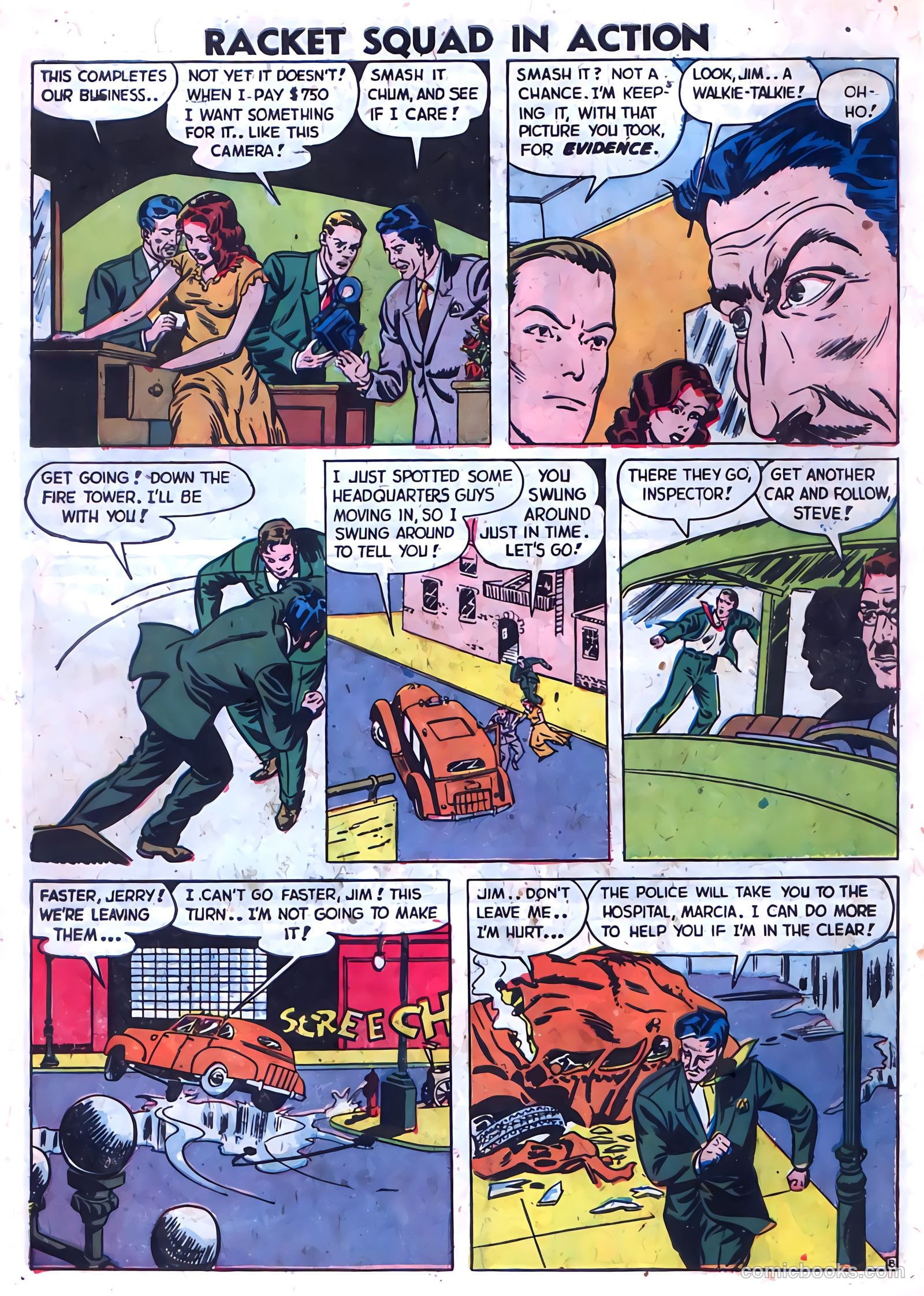 Racket Squad in Action #1 (1952) — page 10 of 36