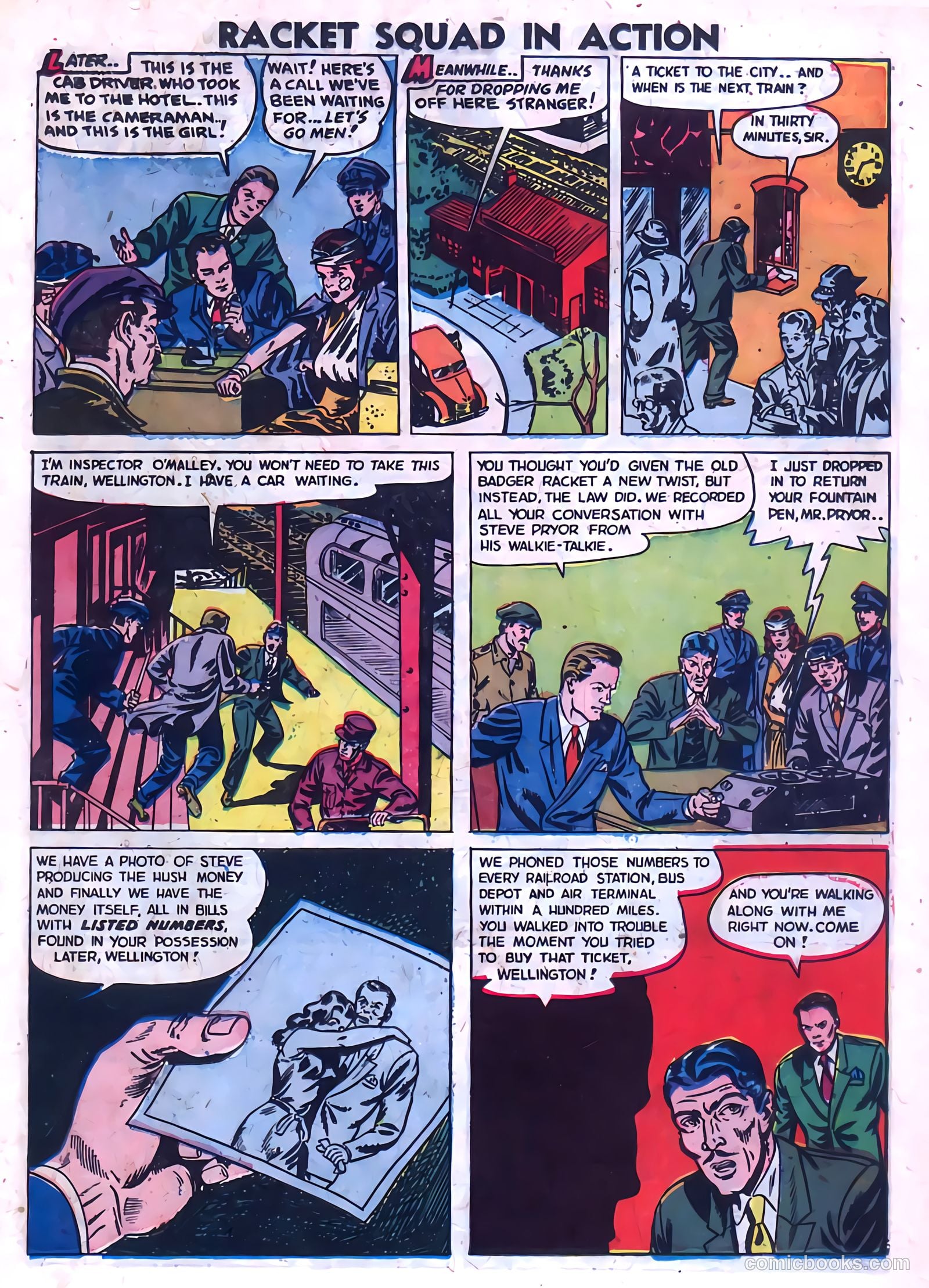 Racket Squad in Action #1 (1952) — page 11 of 36