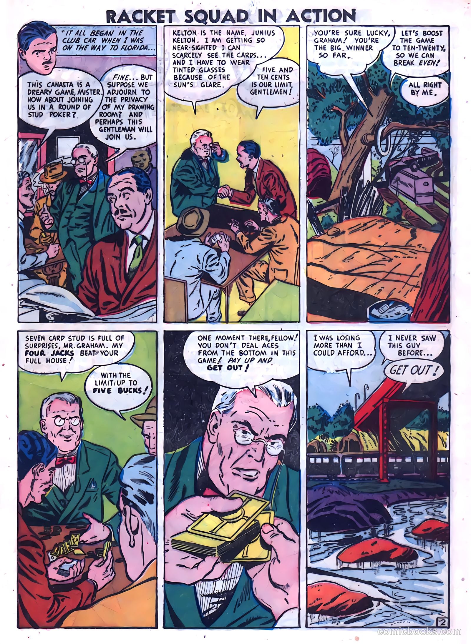 Racket Squad in Action #1 (1952) — page 13 of 36
