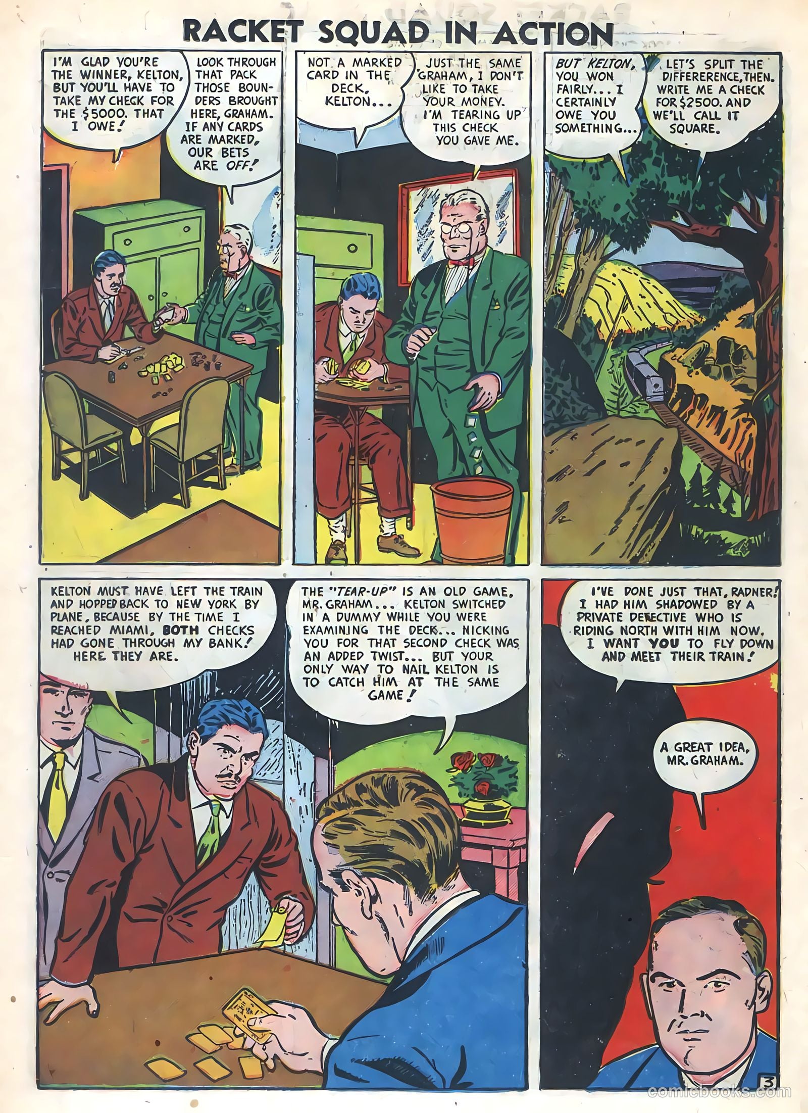Racket Squad in Action #1 (1952) — page 14 of 36
