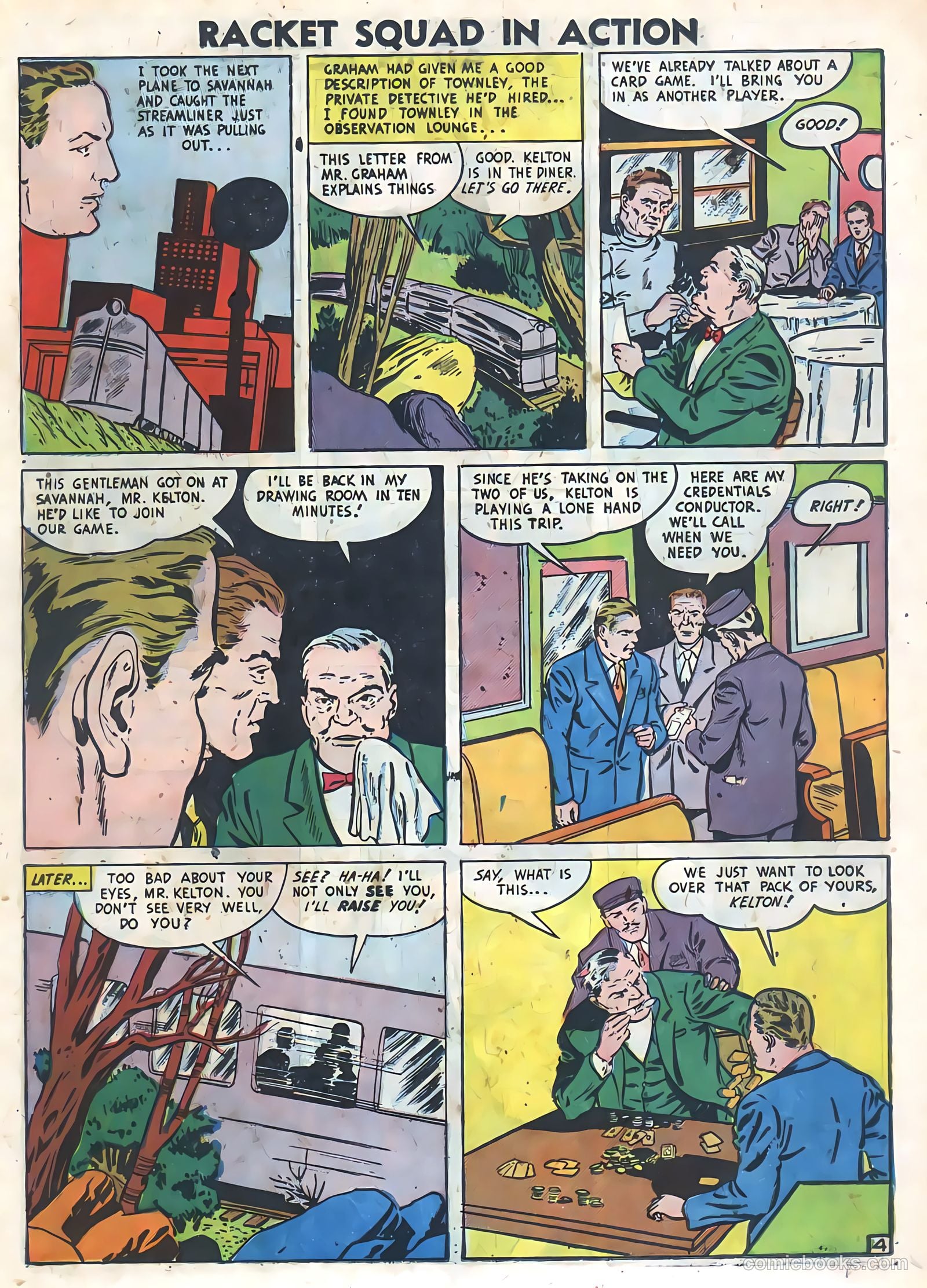 Racket Squad in Action #1 (1952) — page 15 of 36