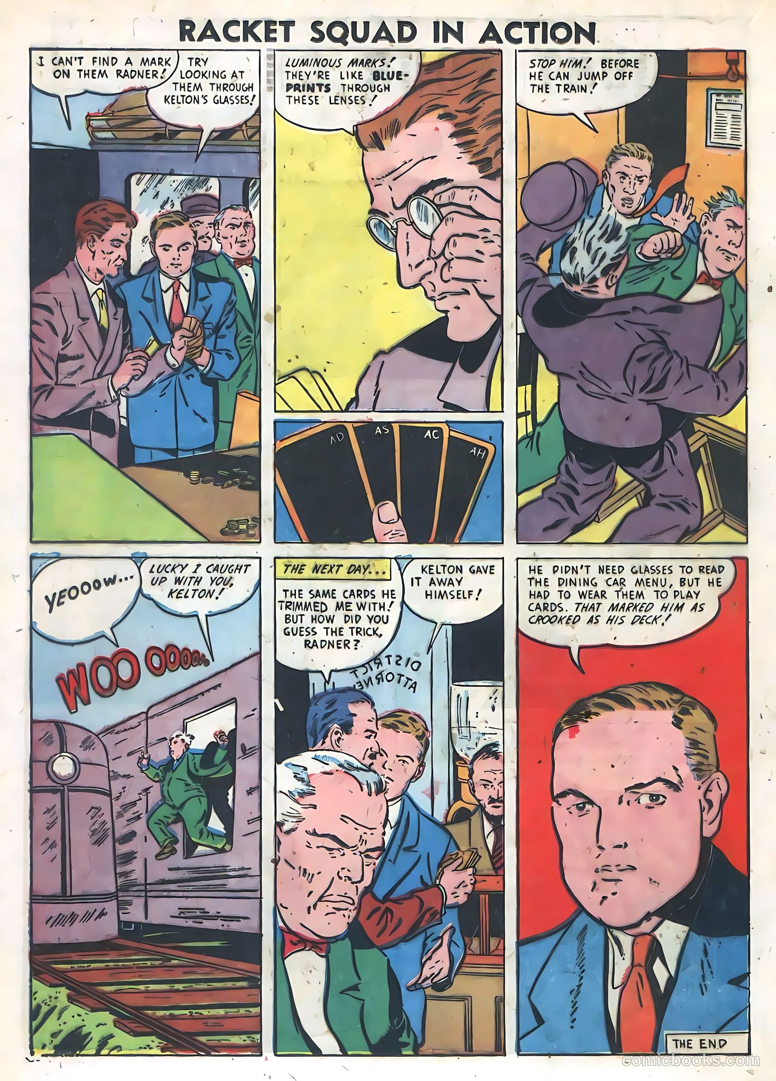 Racket Squad in Action #1 (1952) — page 16 of 36
