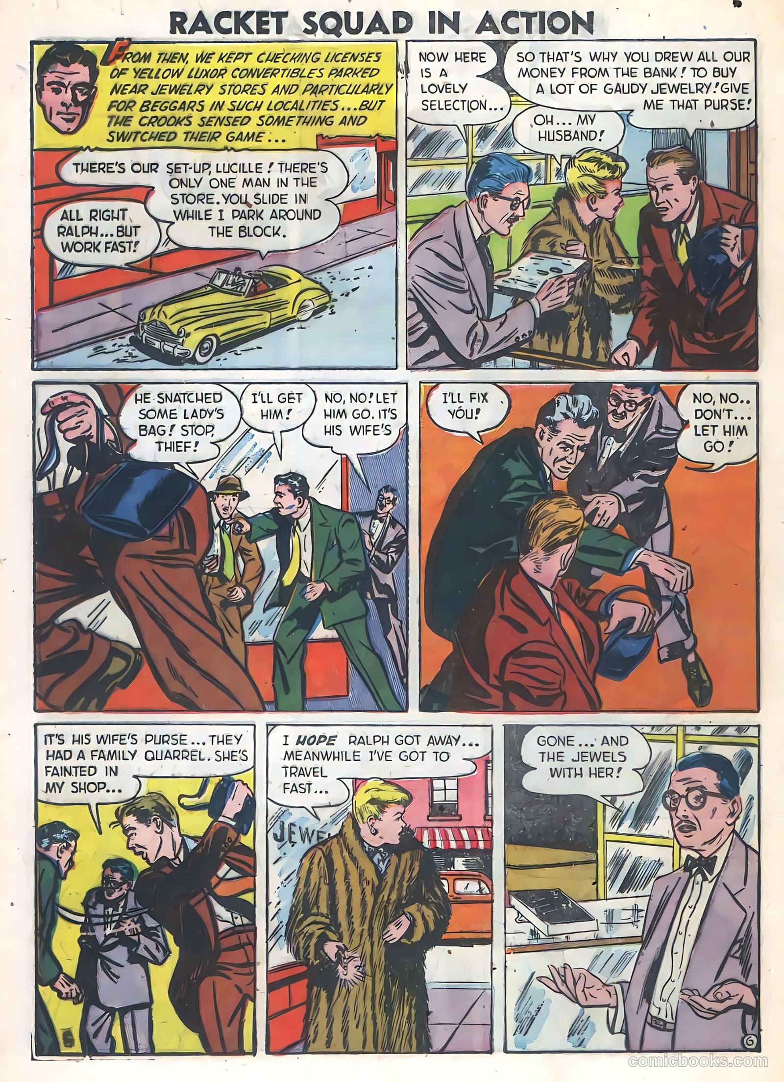 Racket Squad in Action #1 (1952) — page 24 of 36