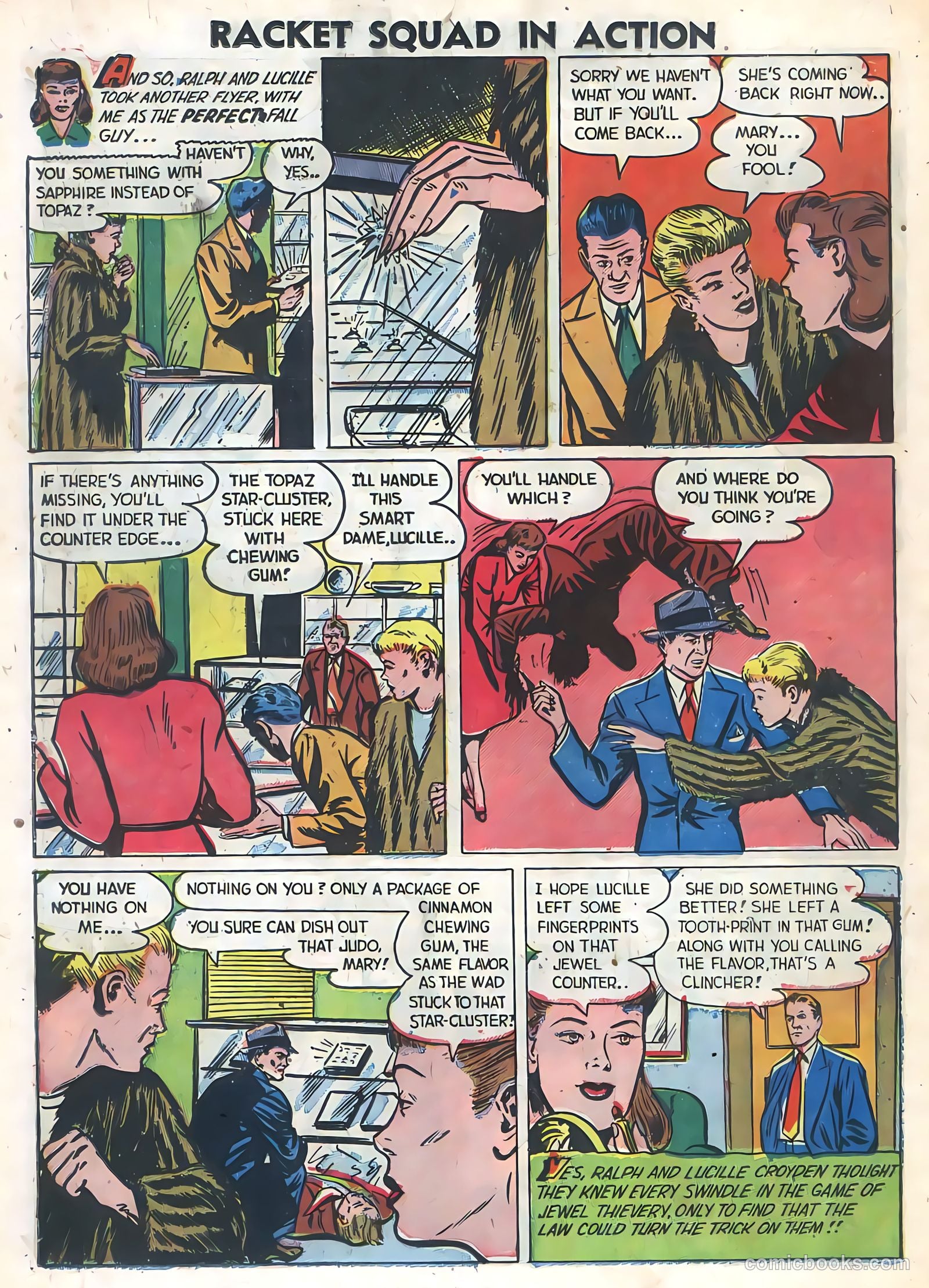 Racket Squad in Action #1 (1952) — page 26 of 36