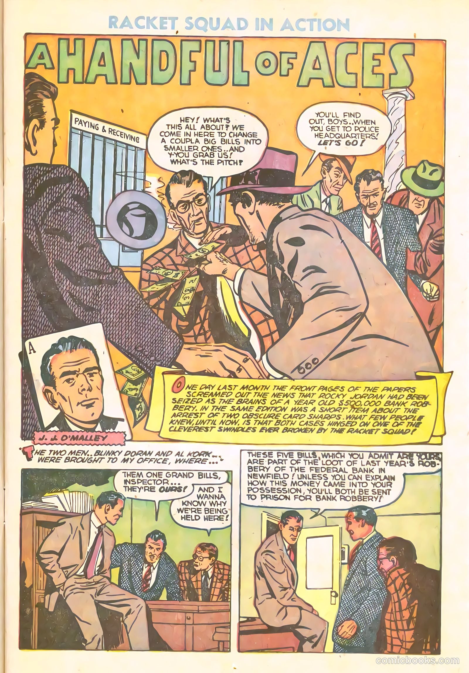 Racket Squad in Action #10 (1954) — page 11 of 36