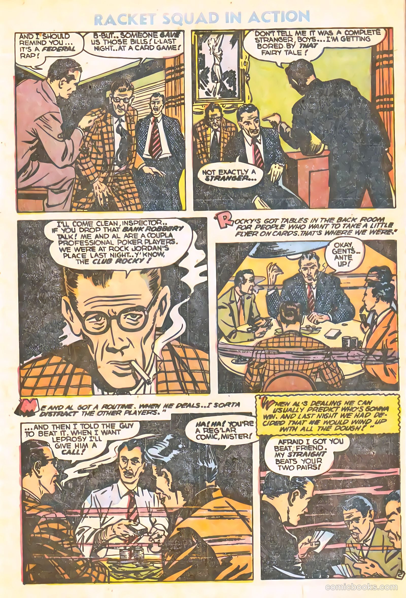 Racket Squad in Action #10 (1954) — page 12 of 36
