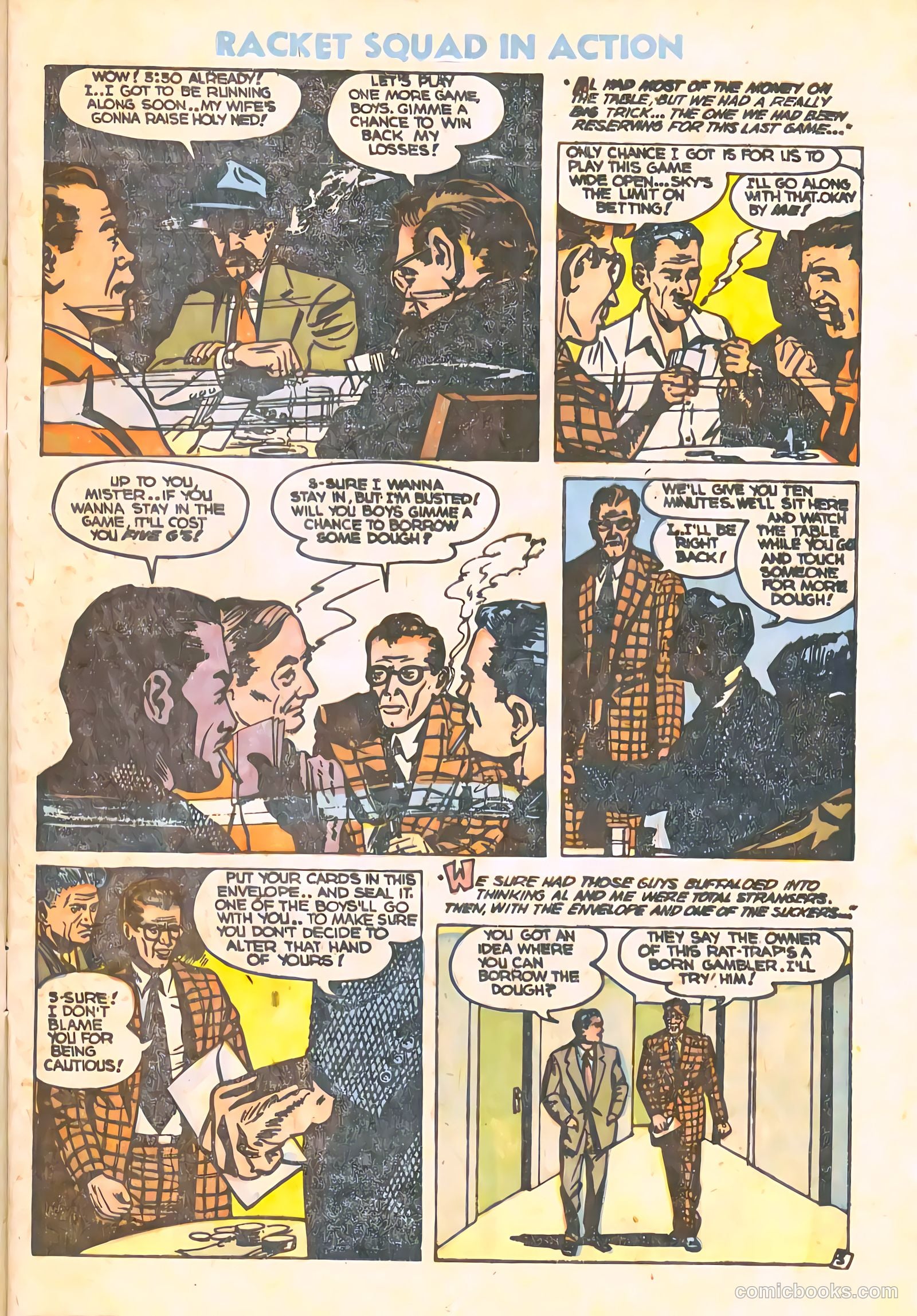 Racket Squad in Action #10 (1954) — page 13 of 36