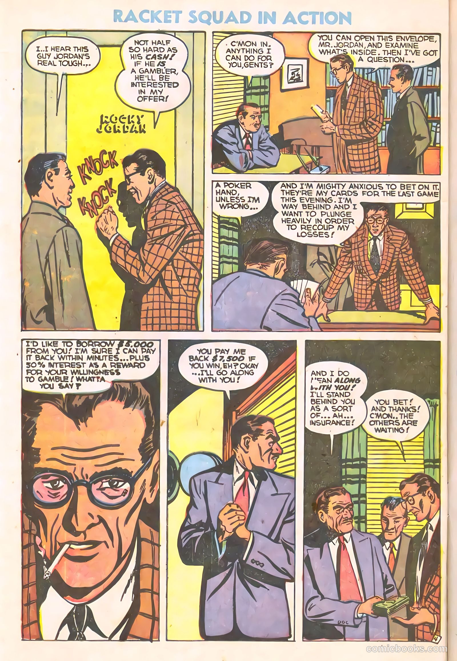 Racket Squad in Action #10 (1954) — page 14 of 36