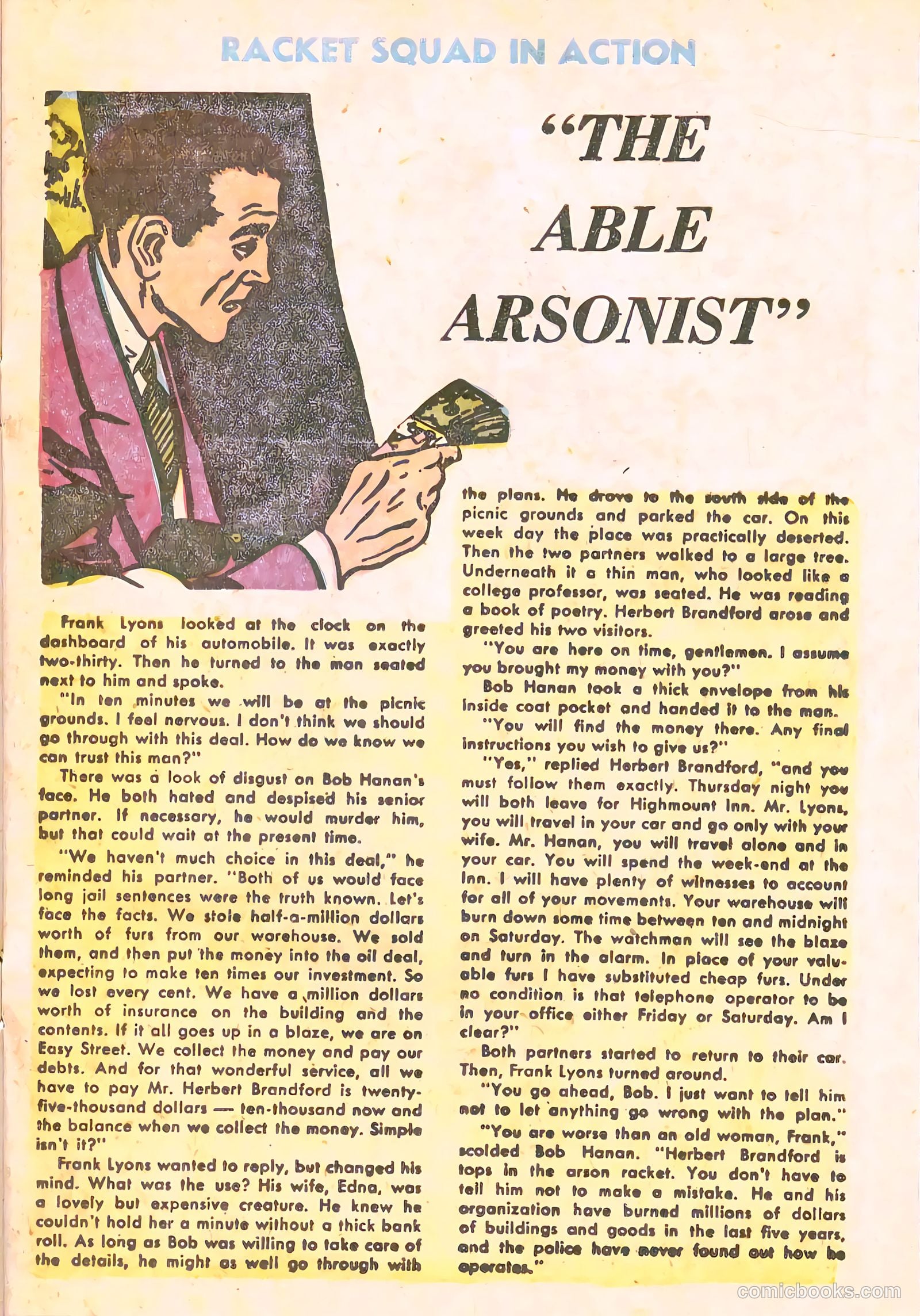 Racket Squad in Action #10 (1954) — page 17 of 36
