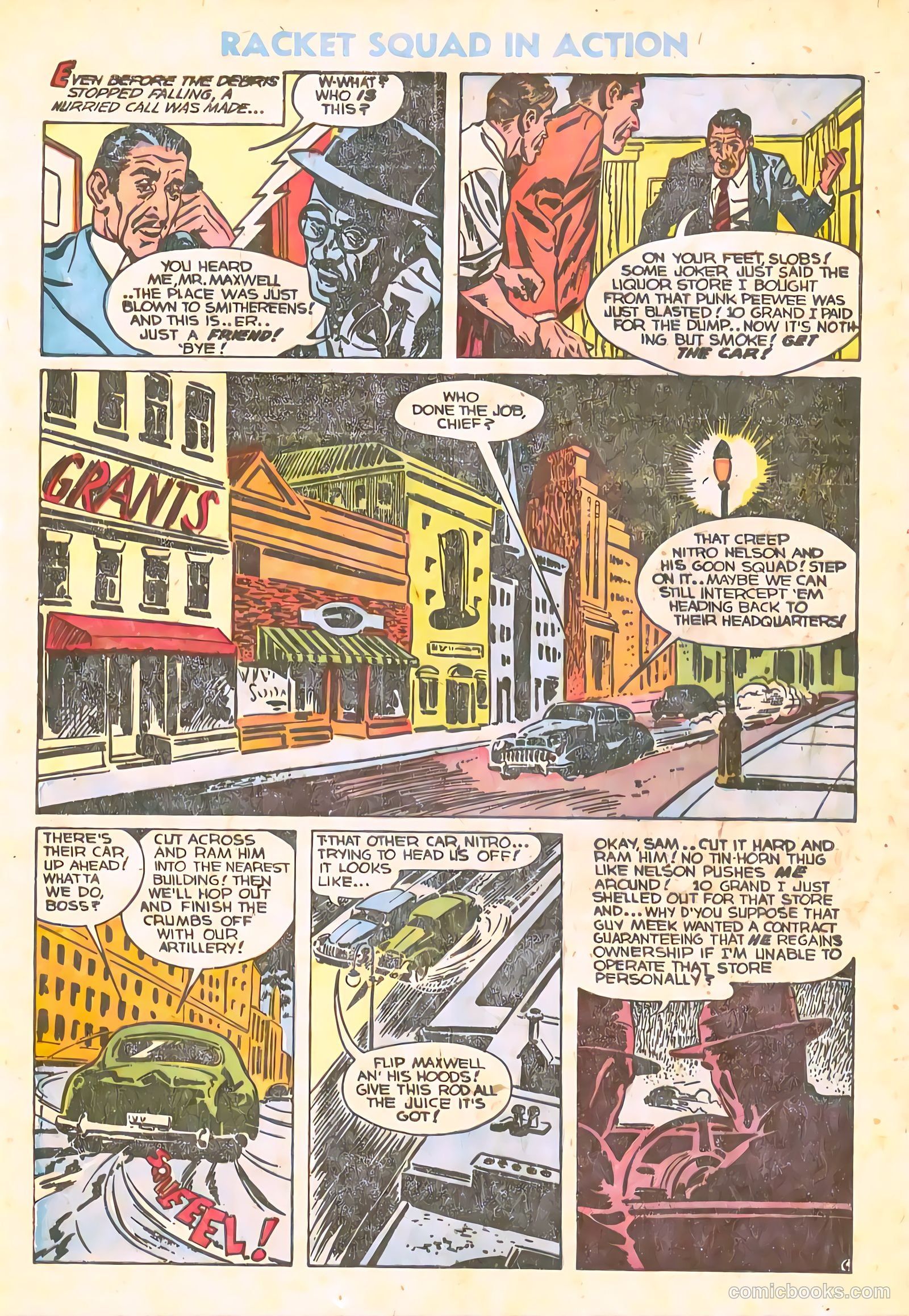 Racket Squad in Action #10 (1954) — page 24 of 36