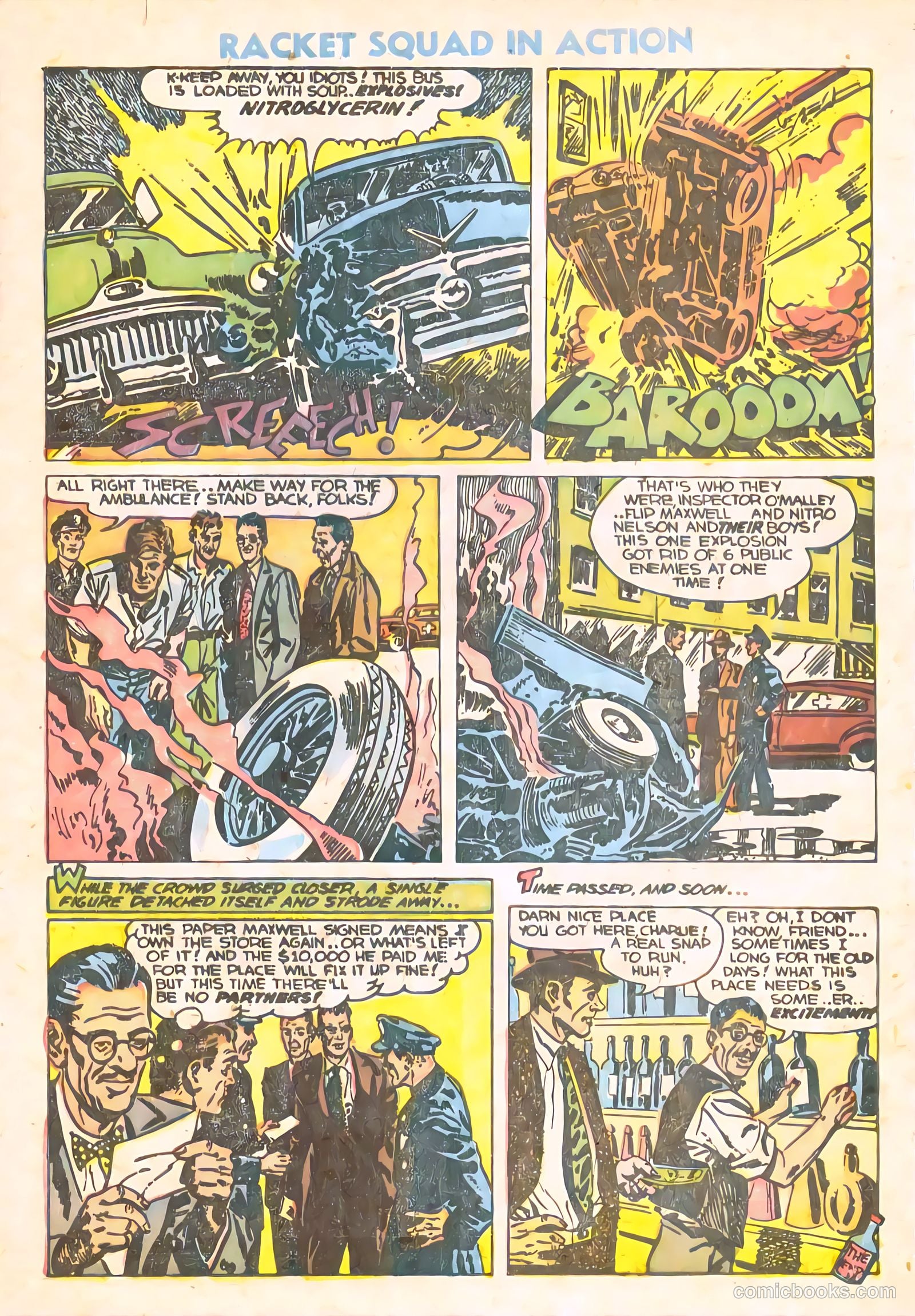 Racket Squad in Action #10 (1954) — page 25 of 36