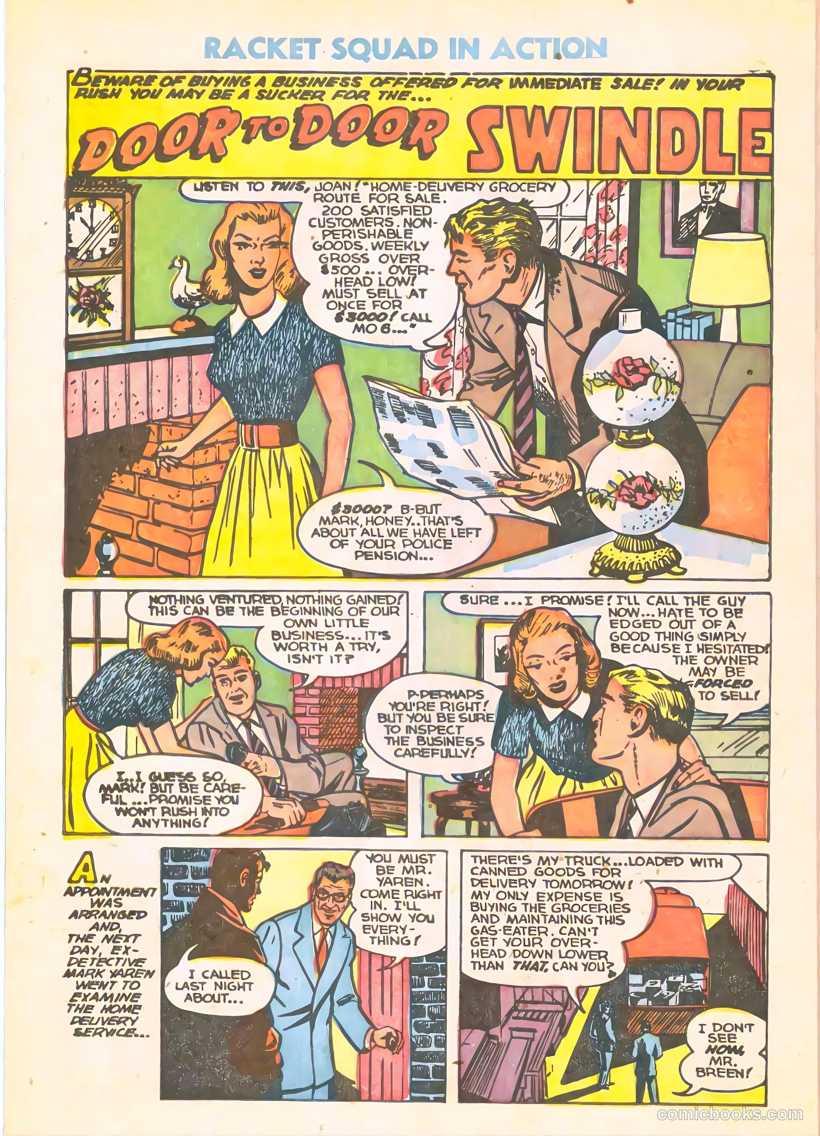 Racket Squad in Action #10 (1954) — page 26 of 36