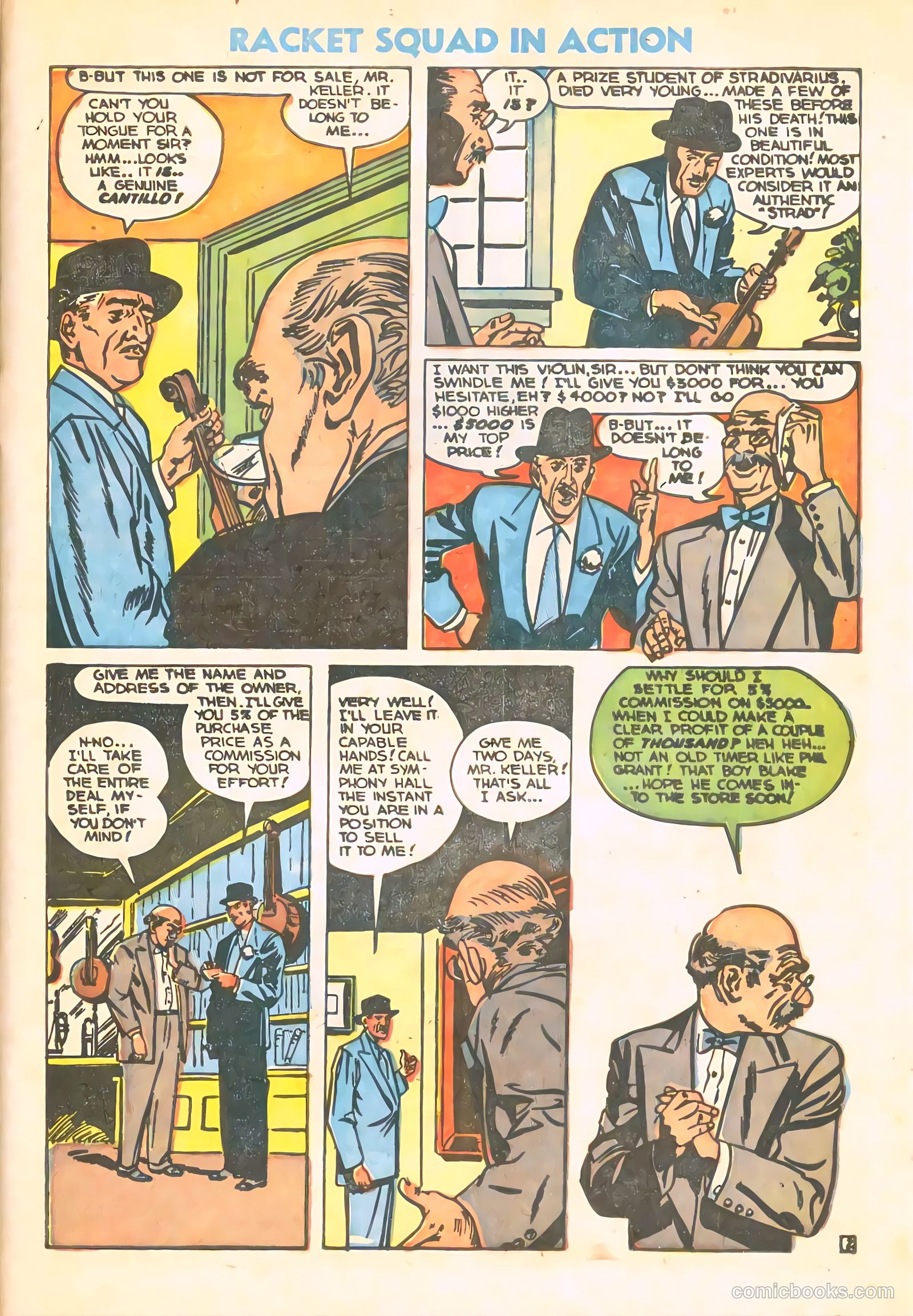 Racket Squad in Action #10 (1954) — page 31 of 36